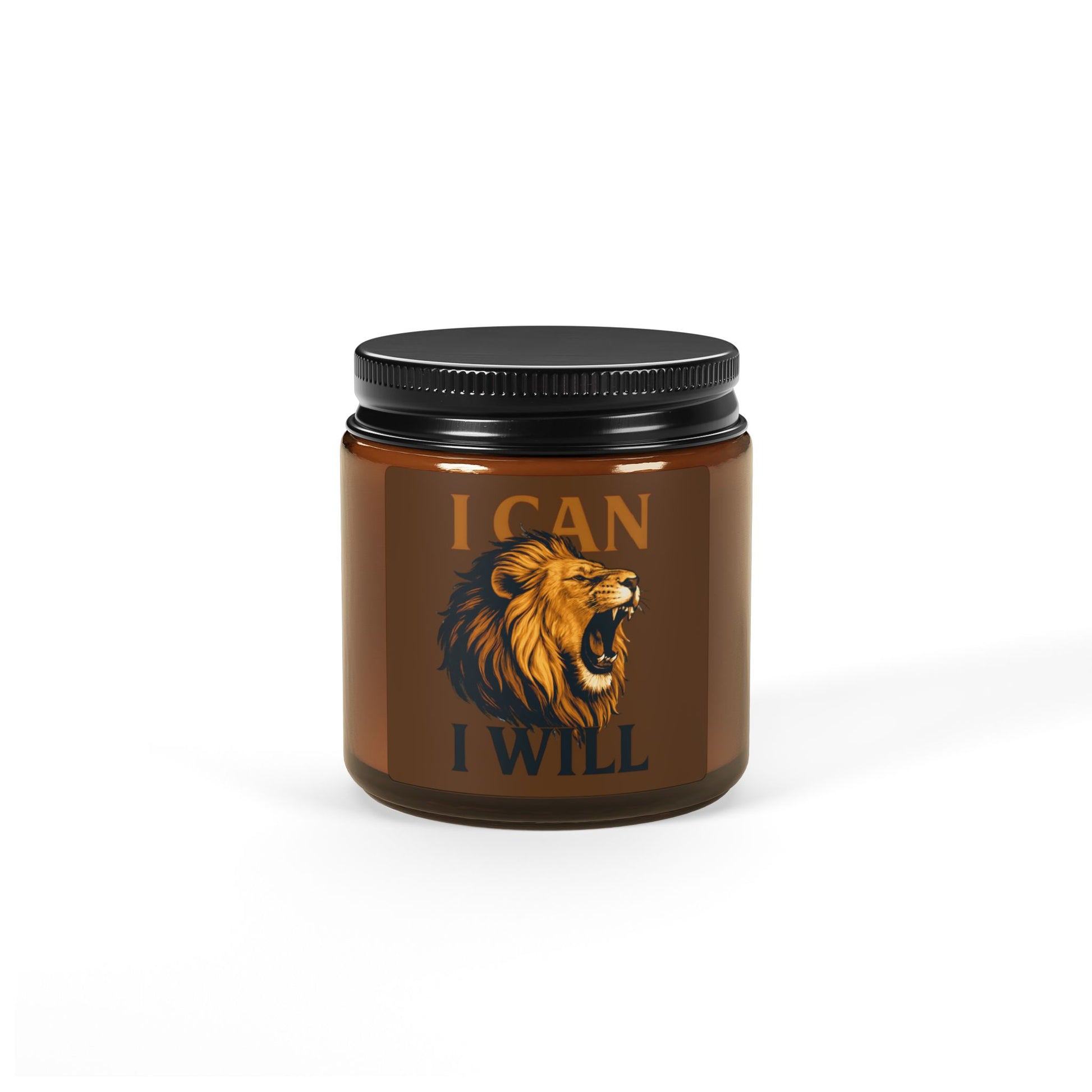 Empowering Lion Scented Soy Candle, Motivational Candle Gift, Relaxation Gift, Inspiration Candle for Home, Aromatherapy Décor