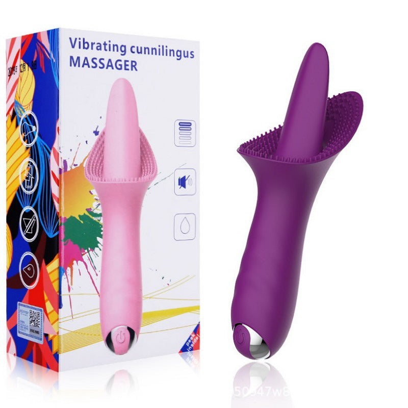 Orena Little Lily Licking Tongue and Mouth Lover Vibration Masturbation Stick Tongue Mouth Massage Adult Sex Products