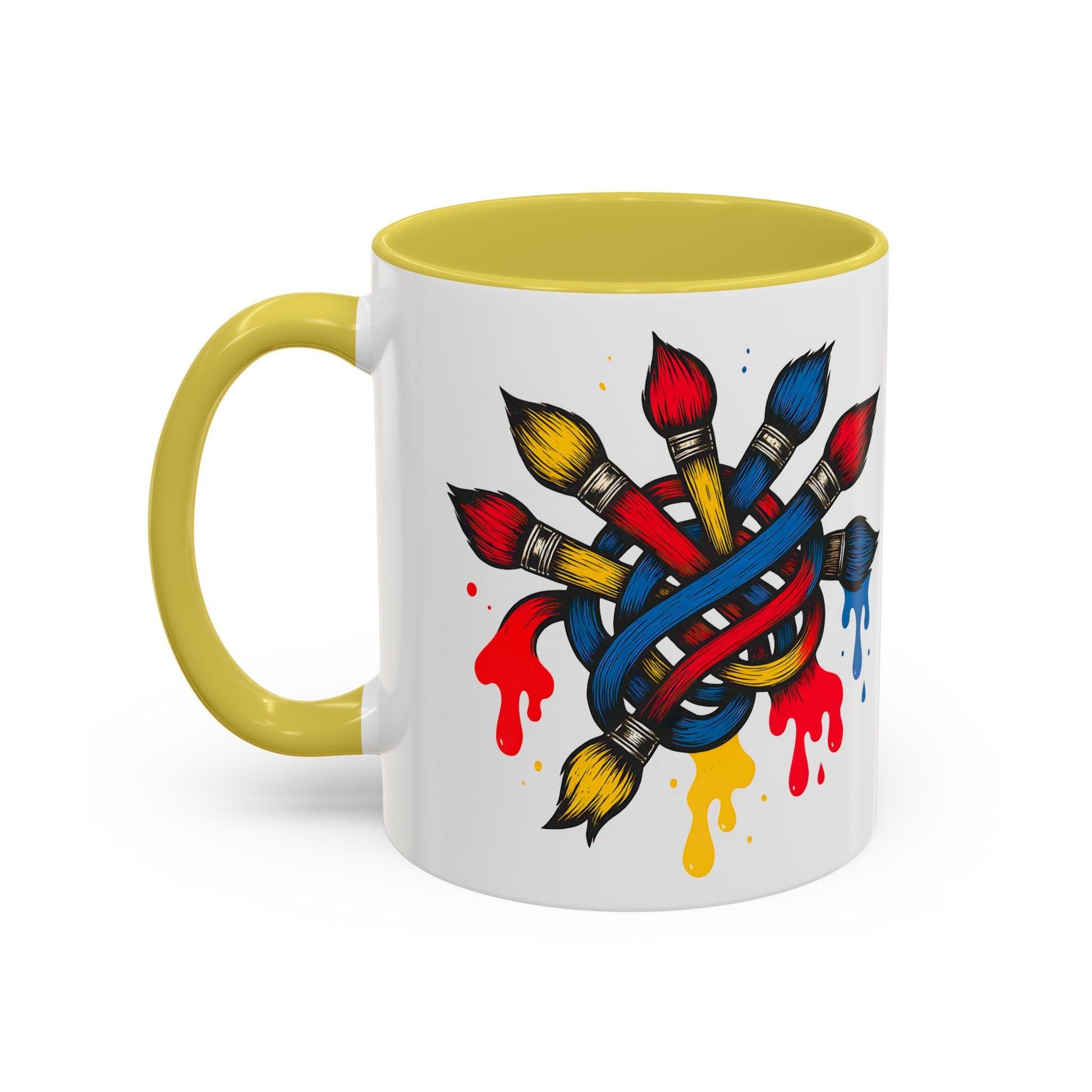 Funny Artist Mug - Colorful Coffee Cup for Art Teachers and Creatives, Dirty Art Mug, Paintbrush Design, Creative Humor Cup, Naughty Artist