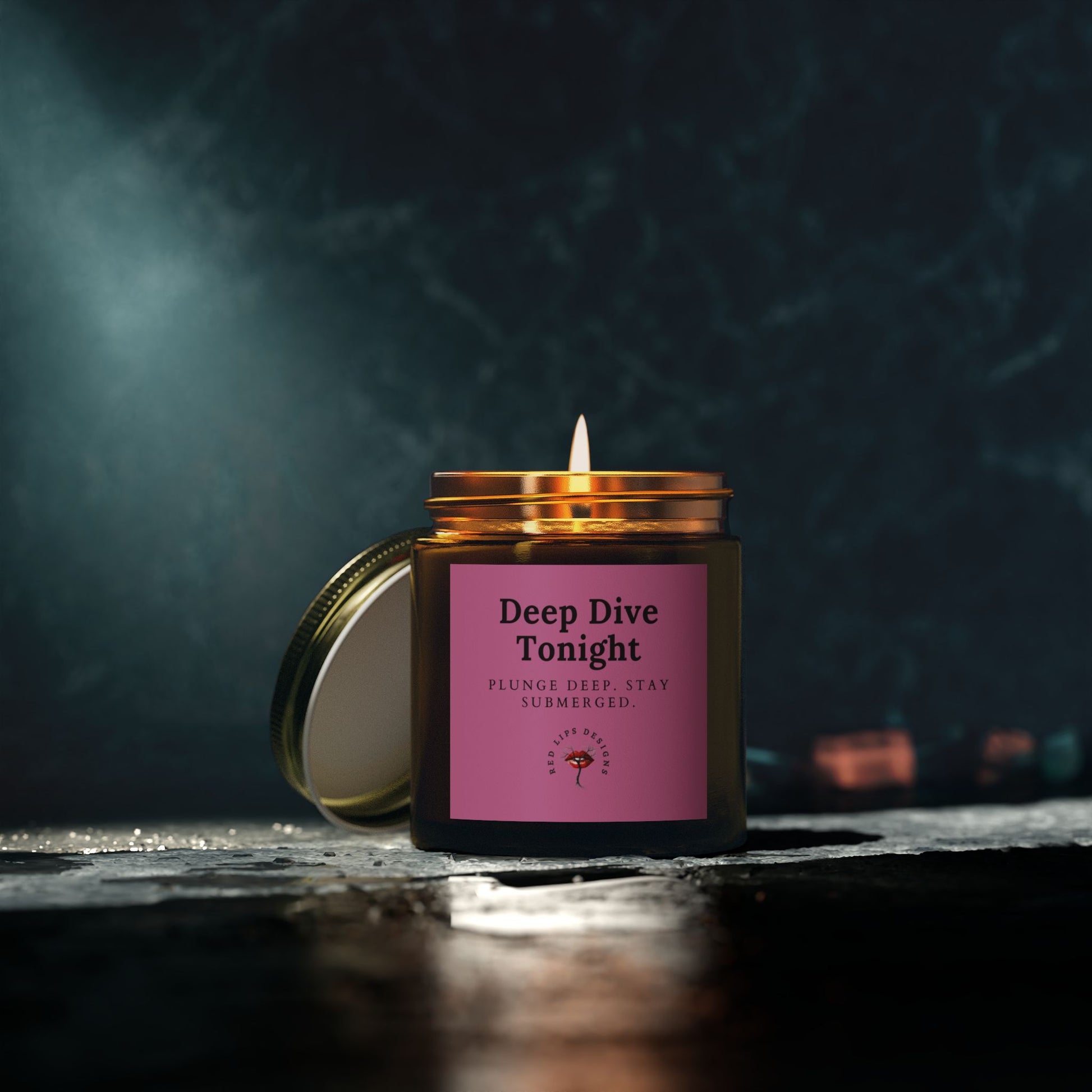 Relaxing Scented Candle, Aromatherapy, Home Decor, Gift Idea, Deep Dive Tonight