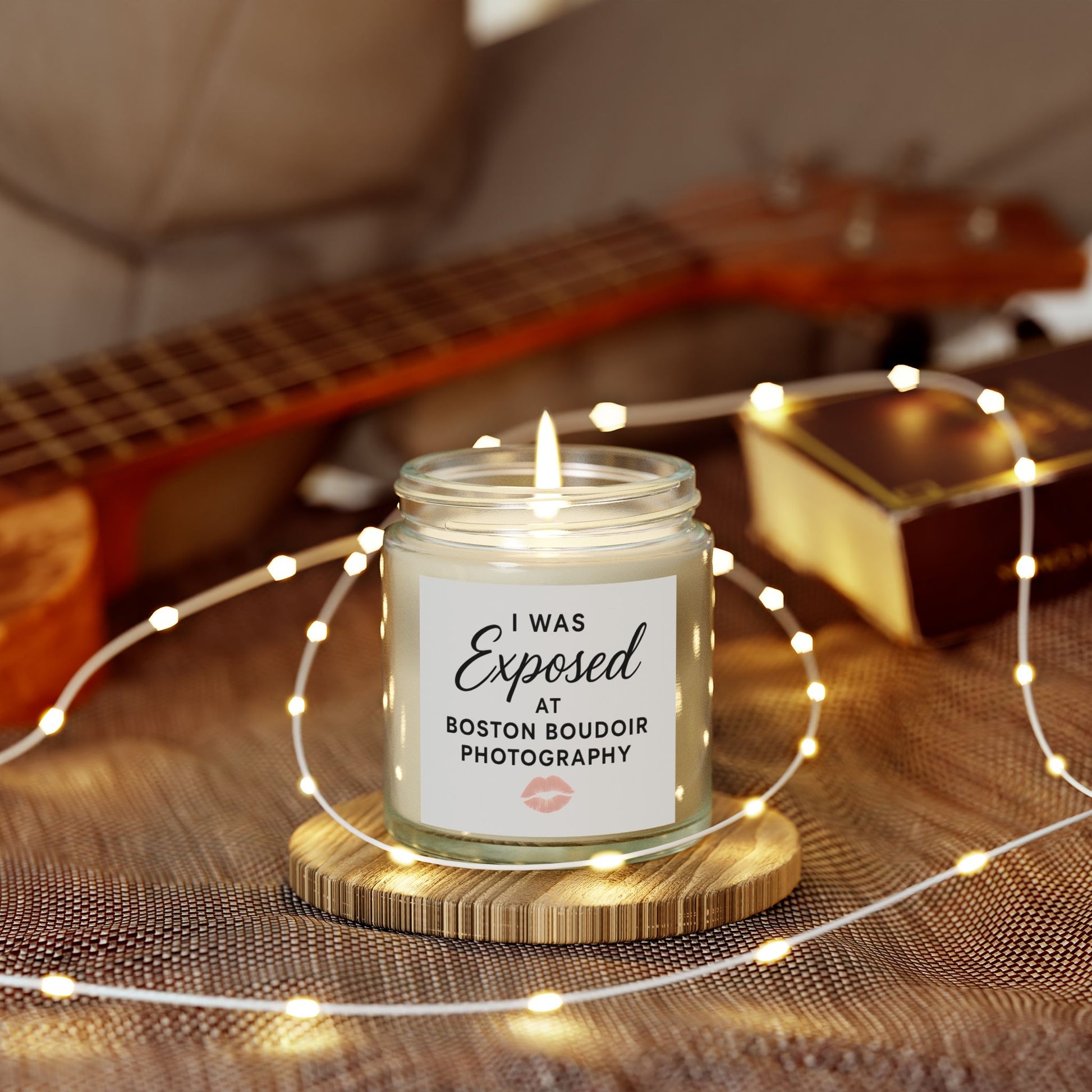 Boudoir Photography Scented Candle, Aromatic Gift, Home Fragrance, Personalized Decor, Relaxation Candles, Self-Care Gifts