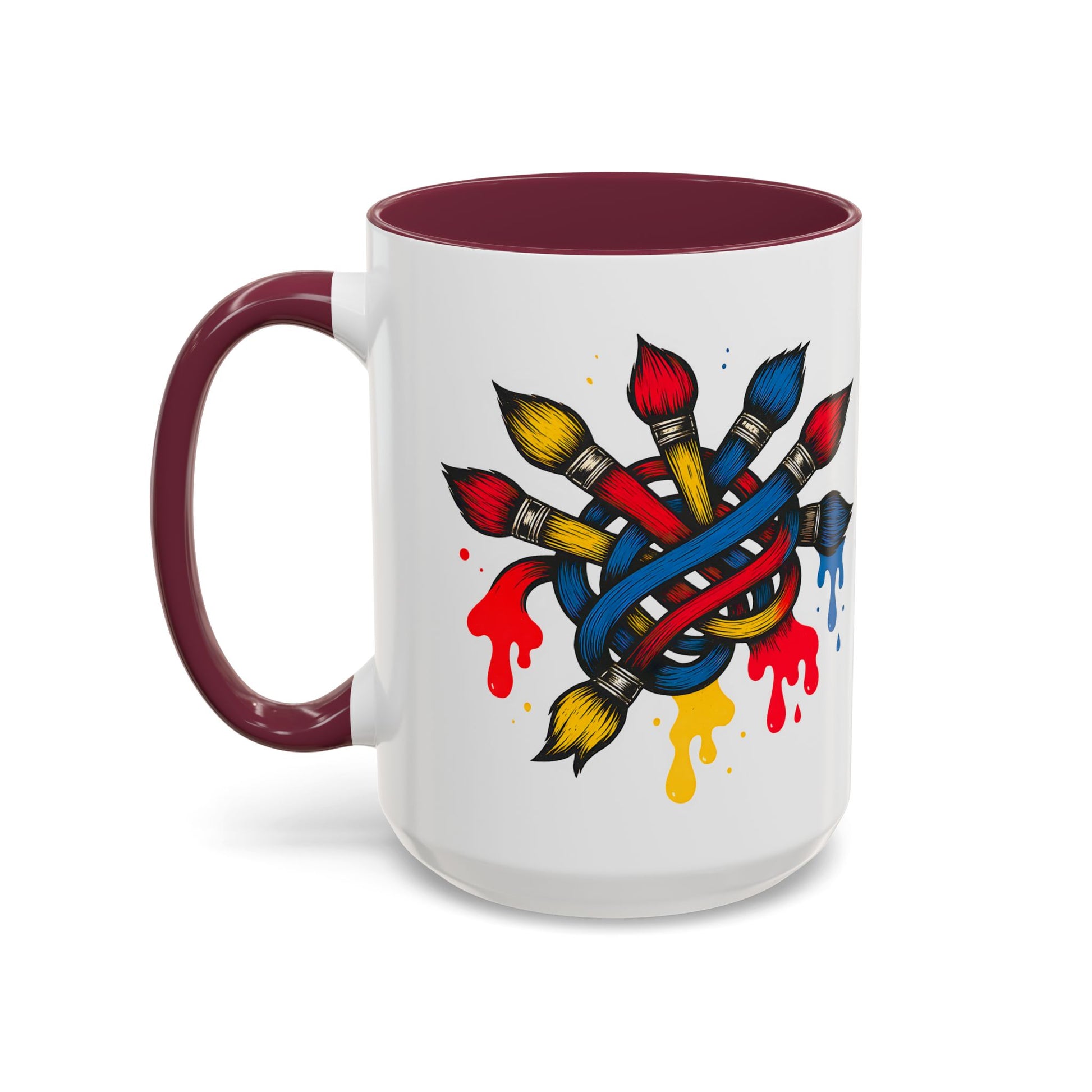 Funny Artist Mug - Colorful Coffee Cup for Art Teachers and Creatives, Dirty Art Mug, Paintbrush Design, Creative Humor Cup, Naughty Artist