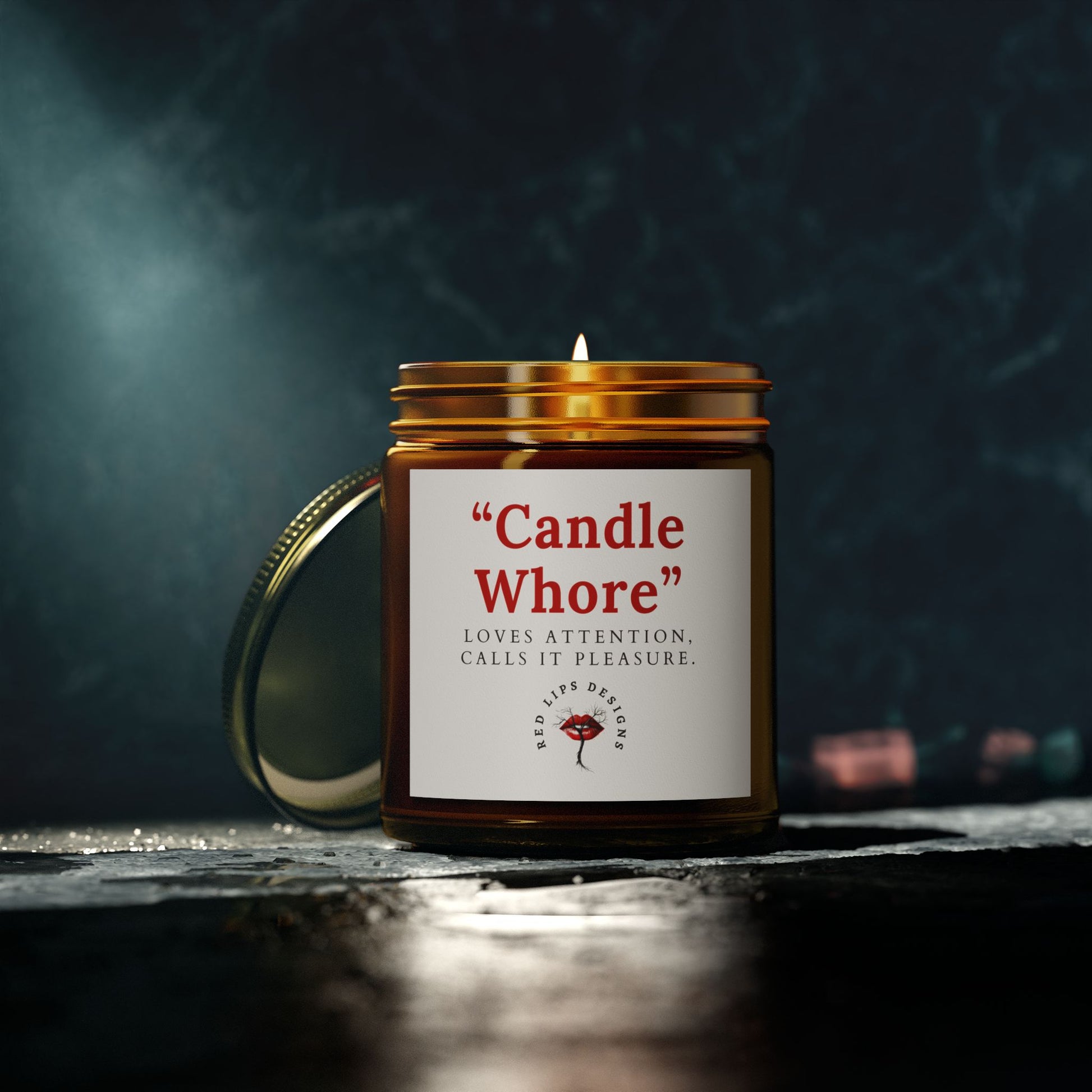 Candle Whore Funny Candle Dirty Gift for Her Bold Flirty Bedroom Decor Sassy Adult Humor Candle for Women Who Crave All the Attention