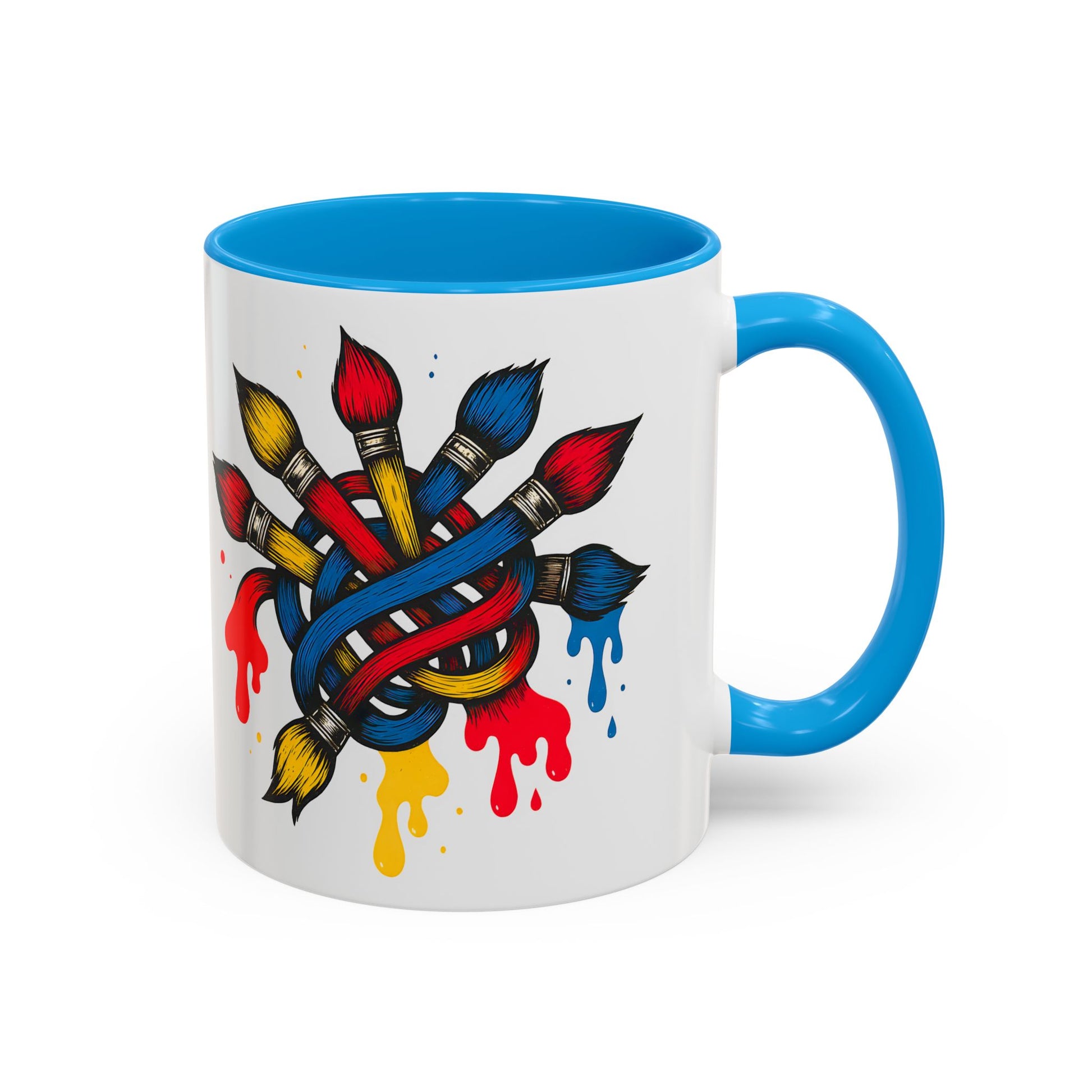 Funny Artist Mug - Colorful Coffee Cup for Art Teachers and Creatives, Dirty Art Mug, Paintbrush Design, Creative Humor Cup, Naughty Artist