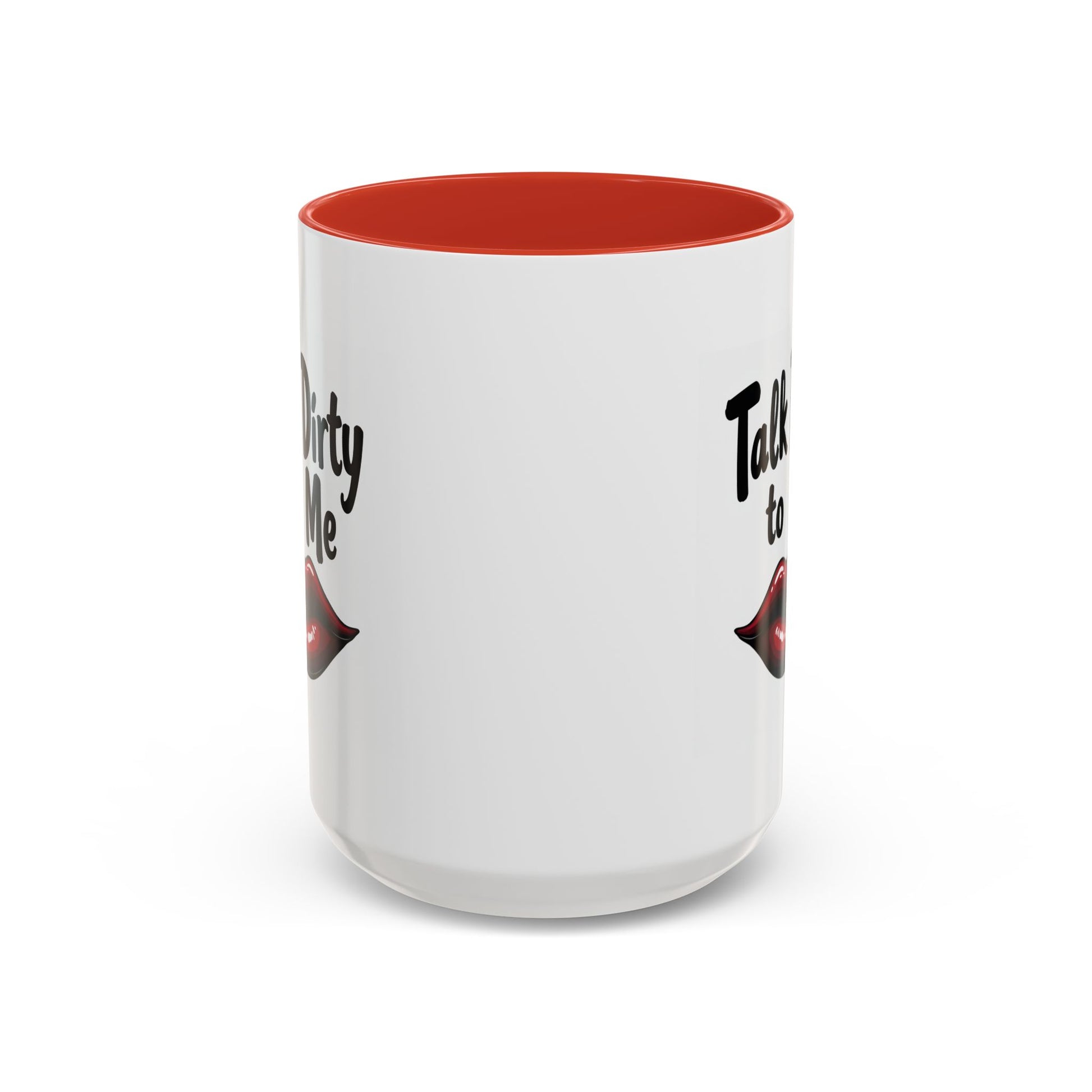 Sexy Funny Mug for Her, Talk Dirty to Me Coffee Cup, Naughty Gift for Girlfriend, Flirty Morning Vibes, Bold Lips Sassy Mug