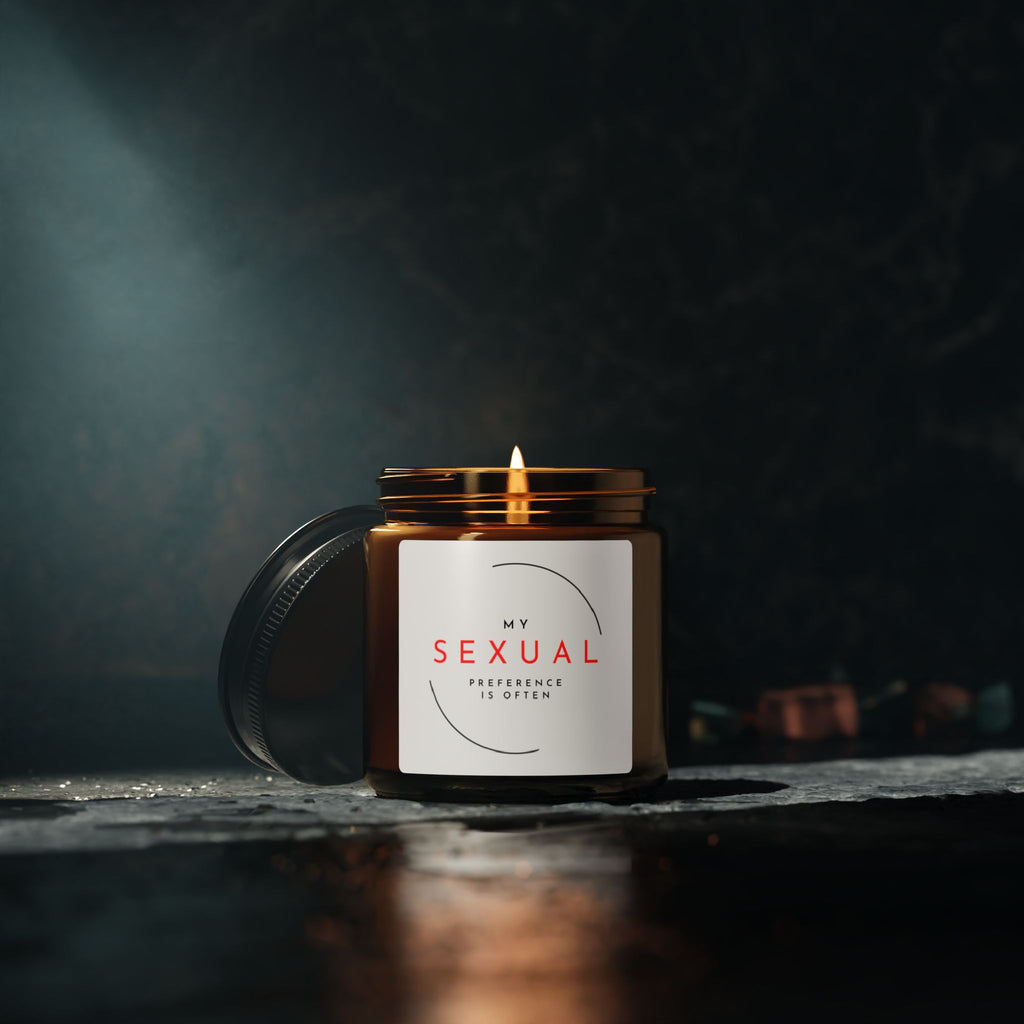 Scented Soy Candle - My Sexual Preference in Scent, Aromatherapy Gift, Home Decor, Relaxation, Unique Gift Idea