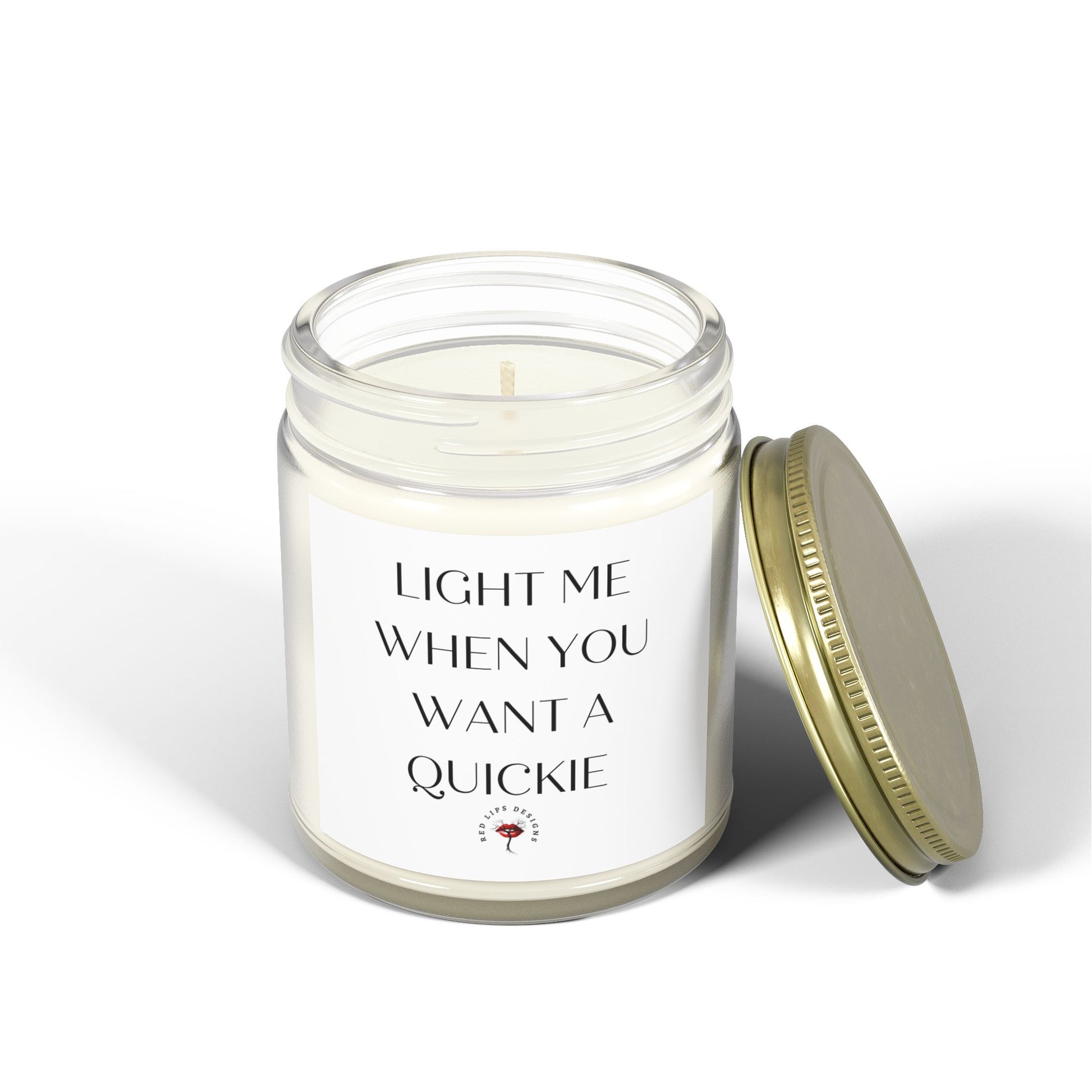 Sexy Candle for Her, Light Me When You Want a Quickie,Naughty Gift for Women, Flirty Valentine Candle