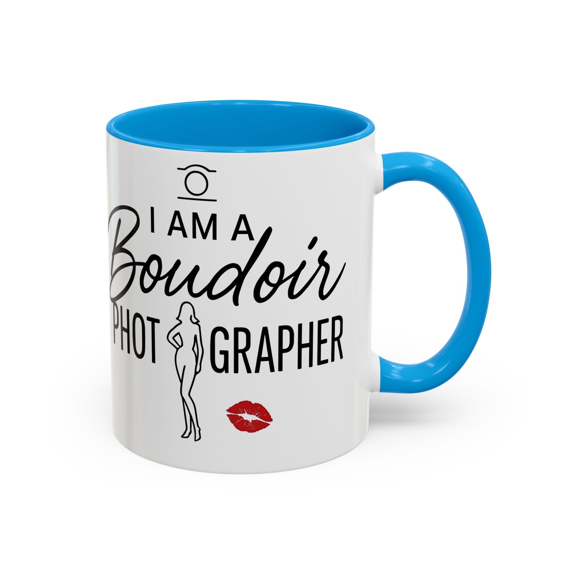 Boudoir Photographer Mug - Colorful Ceramic Coffee Cup, Gift for Photographers, Cute Art Mug, Fun Drinking Mug, Inspirational Coffee Mug