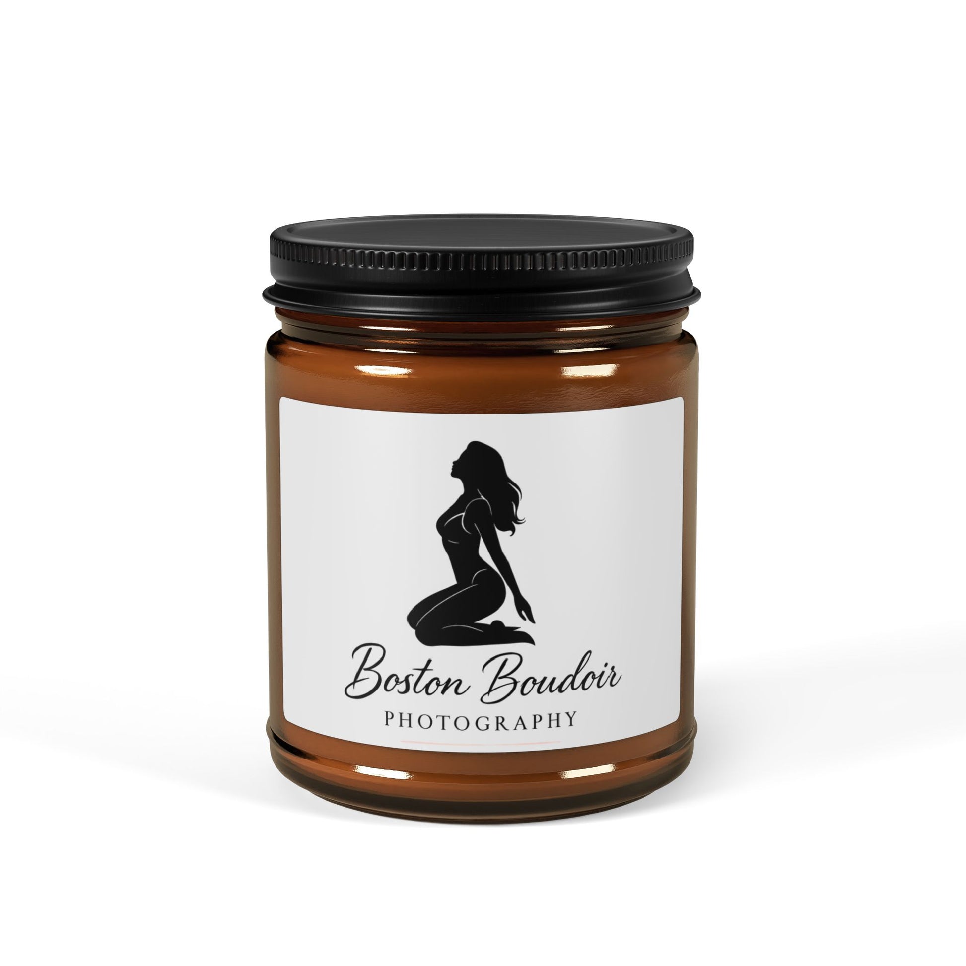 Amber Jar Scented Soy Candle - Relaxing Aromatherapy, Home Decor, Gift for Her, Self-Care, Birthdays, Weddings, Photography Inspired