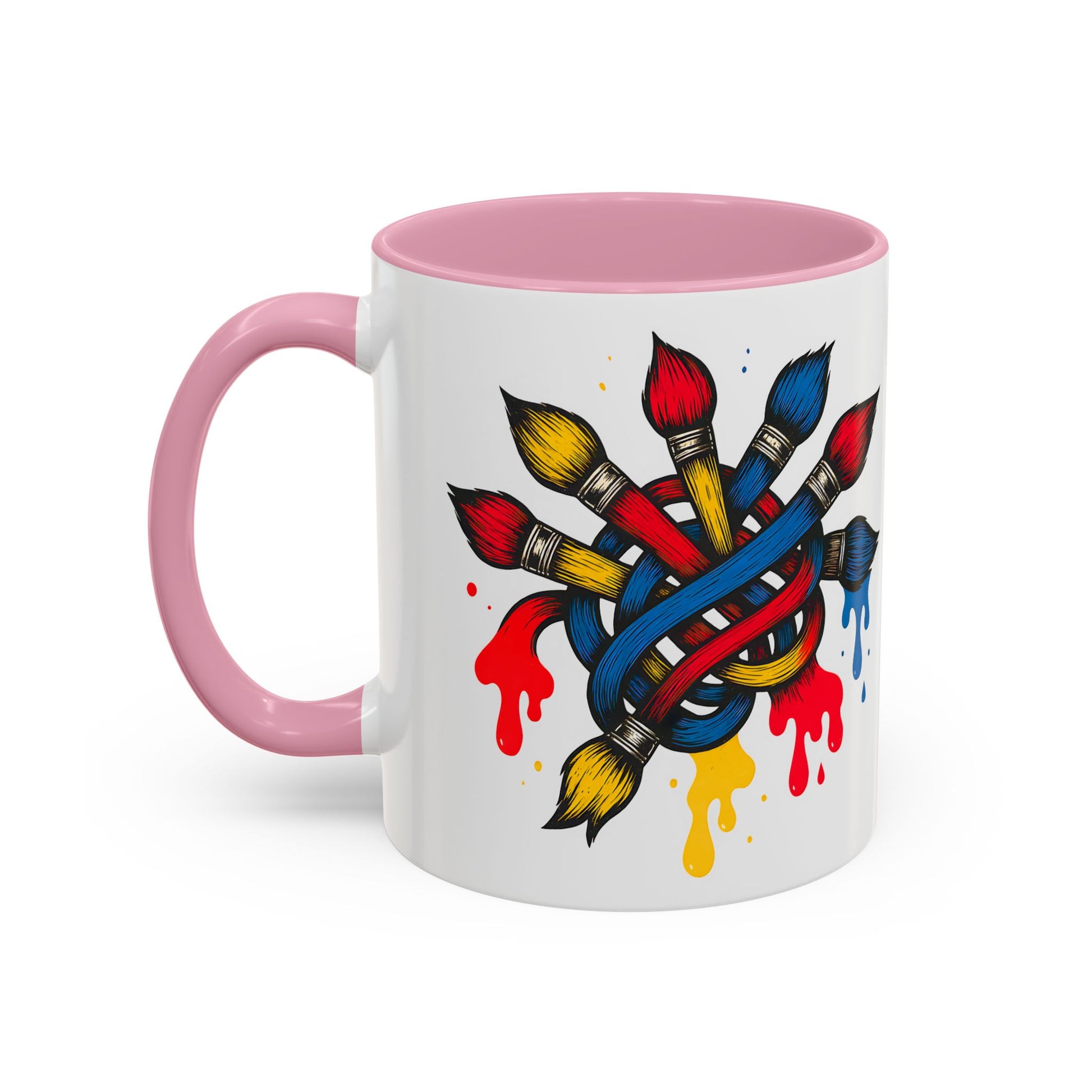 Funny Artist Mug - Colorful Coffee Cup for Art Teachers and Creatives, Dirty Art Mug, Paintbrush Design, Creative Humor Cup, Naughty Artist