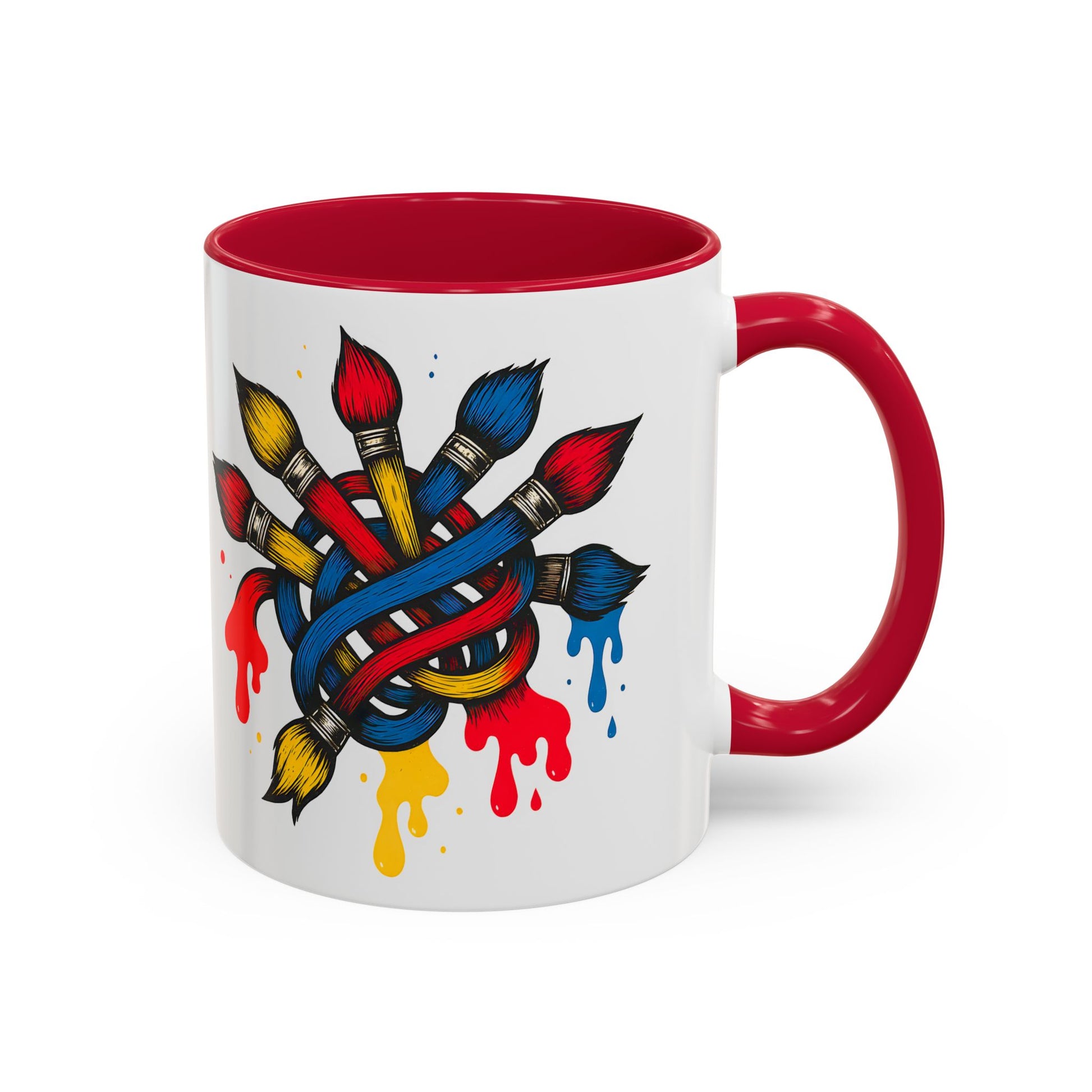 Funny Artist Mug - Colorful Coffee Cup for Art Teachers and Creatives, Dirty Art Mug, Paintbrush Design, Creative Humor Cup, Naughty Artist