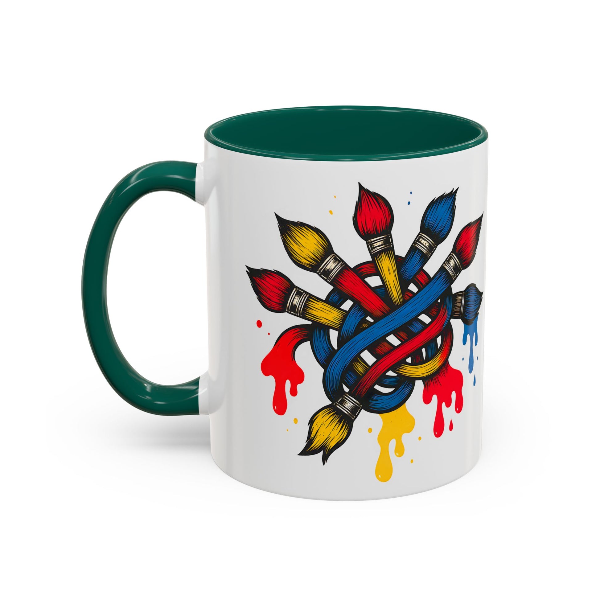 Funny Artist Mug - Colorful Coffee Cup for Art Teachers and Creatives, Dirty Art Mug, Paintbrush Design, Creative Humor Cup, Naughty Artist