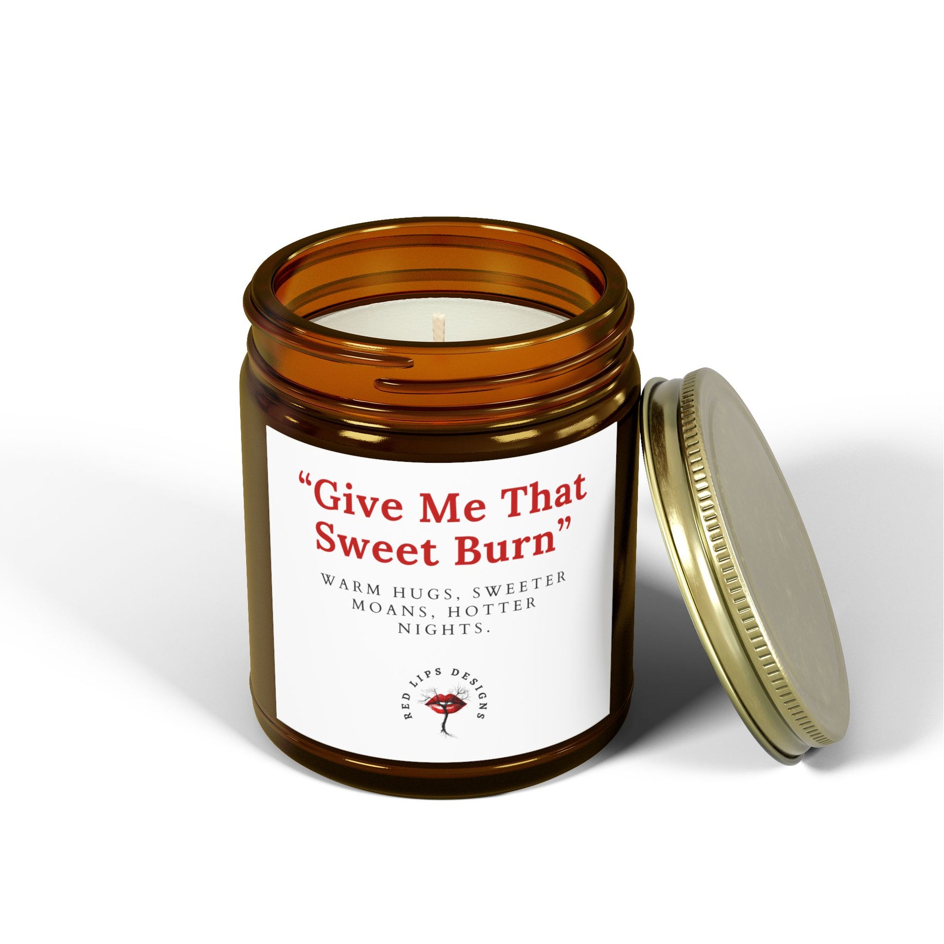 Give Me That Sweet Burn Sexy Candle Funny Gift for Her Romantic Candle for Bedroom Vibes Empowering Self Care Gift for Women