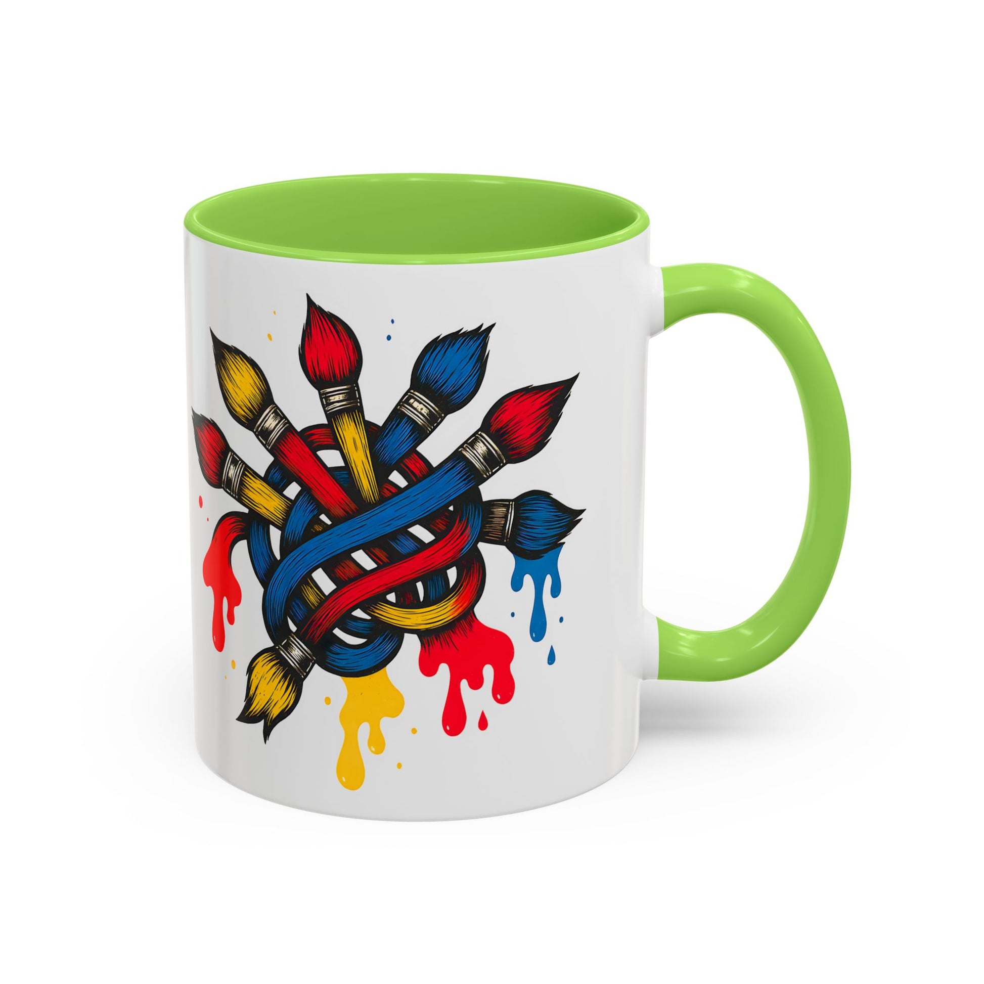 Funny Artist Mug - Colorful Coffee Cup for Art Teachers and Creatives, Dirty Art Mug, Paintbrush Design, Creative Humor Cup, Naughty Artist