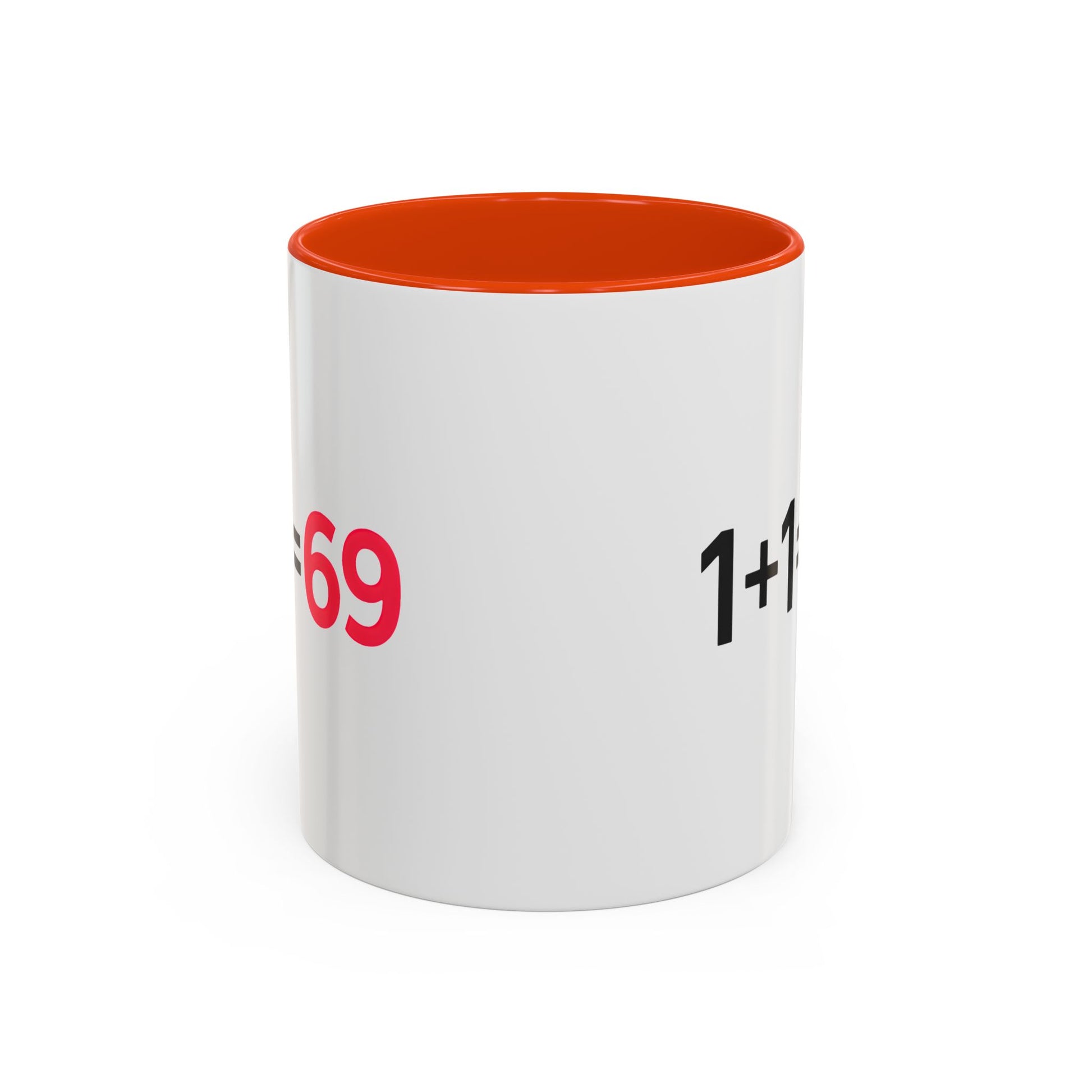 Funny Adult Mug, 1 Plus 1 Equals 69 Coffee Cup, Naughty Gift for Him or Her, Flirty Math Joke Mug,