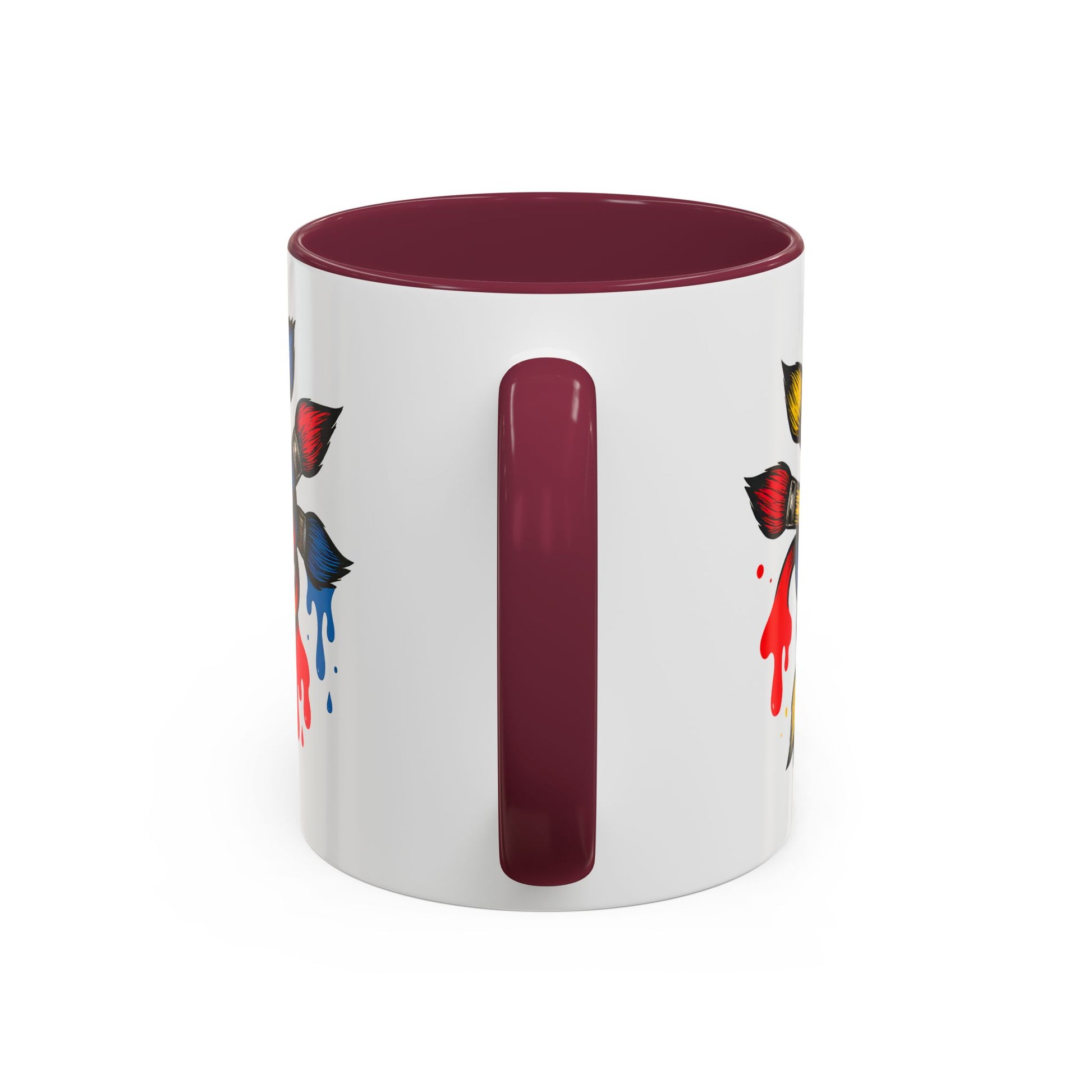Funny Artist Mug - Colorful Coffee Cup for Art Teachers and Creatives, Dirty Art Mug, Paintbrush Design, Creative Humor Cup, Naughty Artist