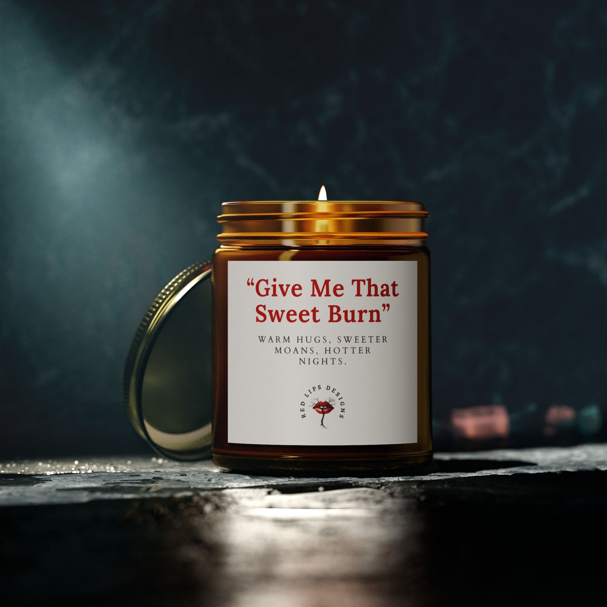 Give Me That Sweet Burn Sexy Candle Funny Gift for Her Romantic Candle for Bedroom Vibes Empowering Self Care Gift for Women