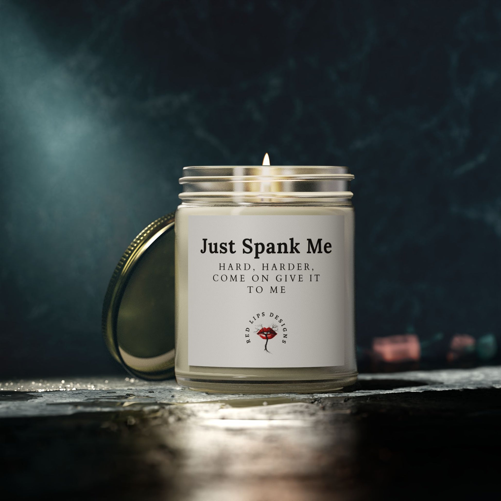 Just Spank Me Funny Candle Dirty Gift for Her Sexy Bedroom Decor Sassy Adult Humor Candle for Bold Women Who Want to Play Hard