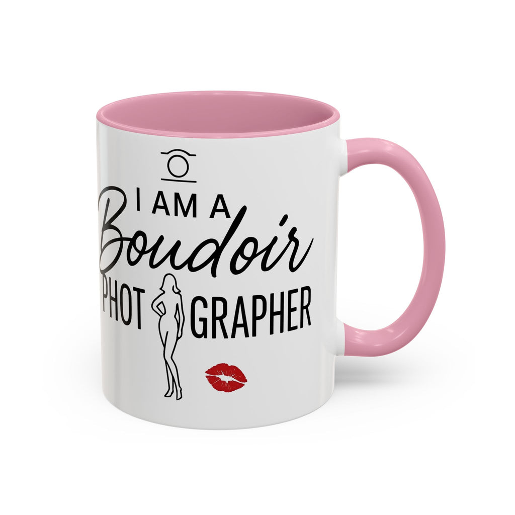 Boudoir Photographer Mug - Colorful Ceramic Coffee Cup, Gift for Photographers, Cute Art Mug, Fun Drinking Mug, Inspirational Coffee Mug