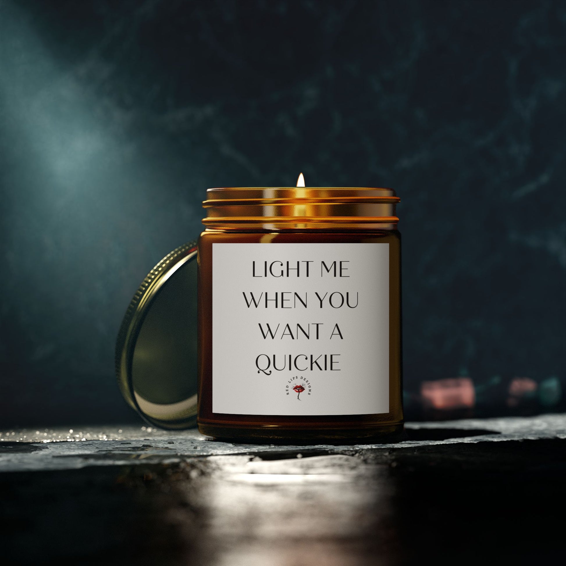 Sexy Candle for Her, Light Me When You Want a Quickie,Naughty Gift for Women, Flirty Valentine Candle