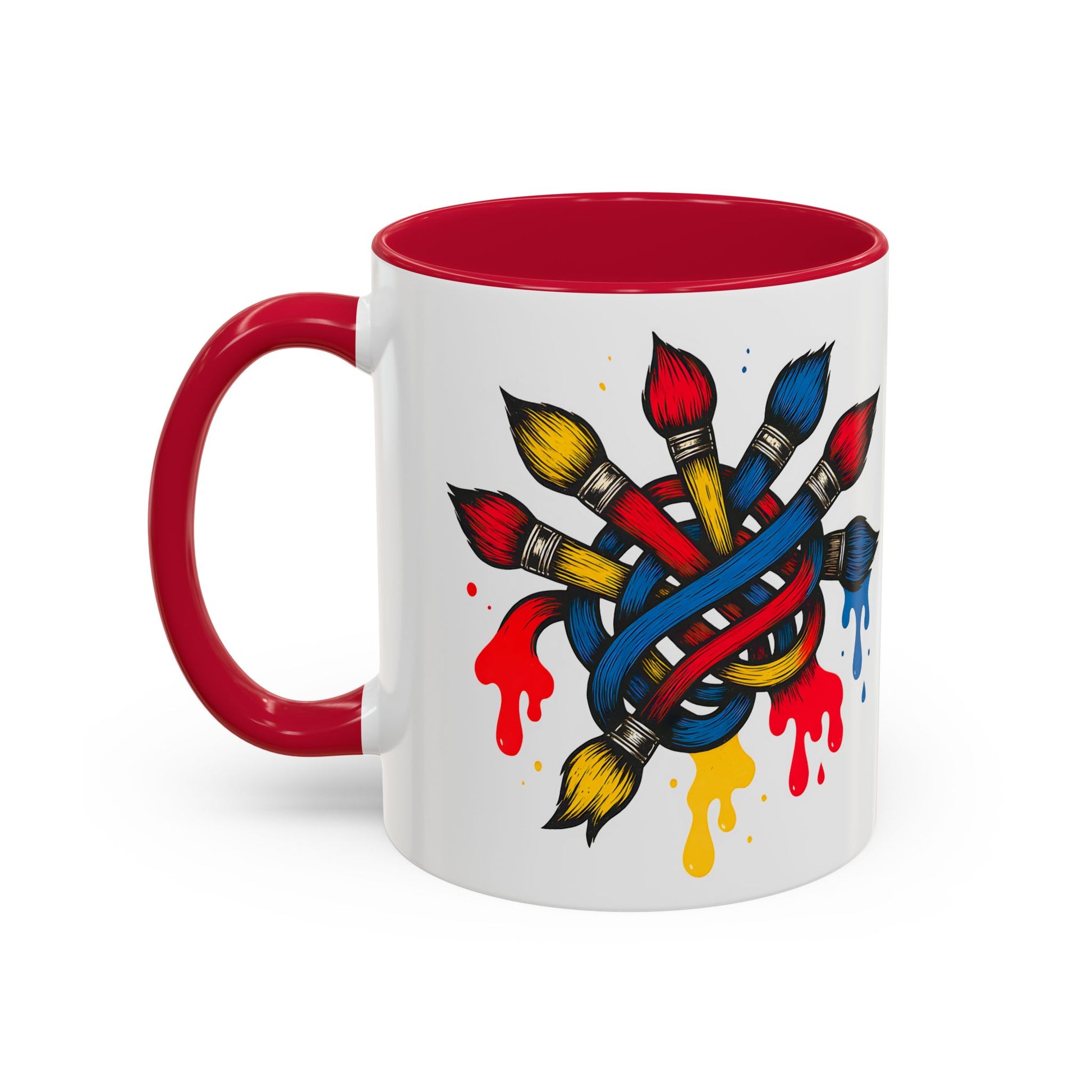 Funny Artist Mug - Colorful Coffee Cup for Art Teachers and Creatives, Dirty Art Mug, Paintbrush Design, Creative Humor Cup, Naughty Artist