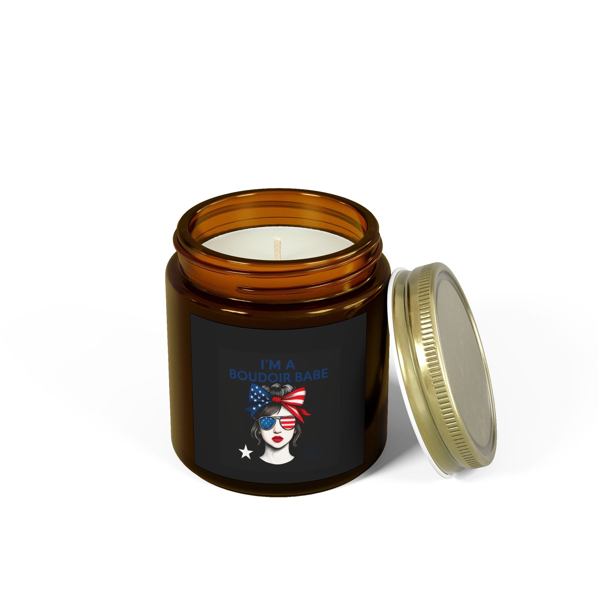 Patriotic Scented Candles - Fun Aromatic Gift for Independence Day, Home Décor, Relaxation, Holiday Celebrations, Self-Care