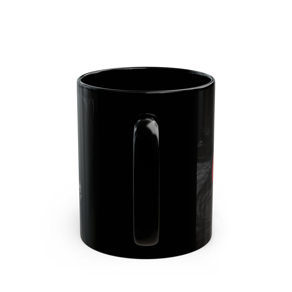 Confidence is Sexy Mug, Empowering Gift for Women, Bold Black Coffee Cup, Red Lips Design, Feminine Self-Love Boss Babe Mug