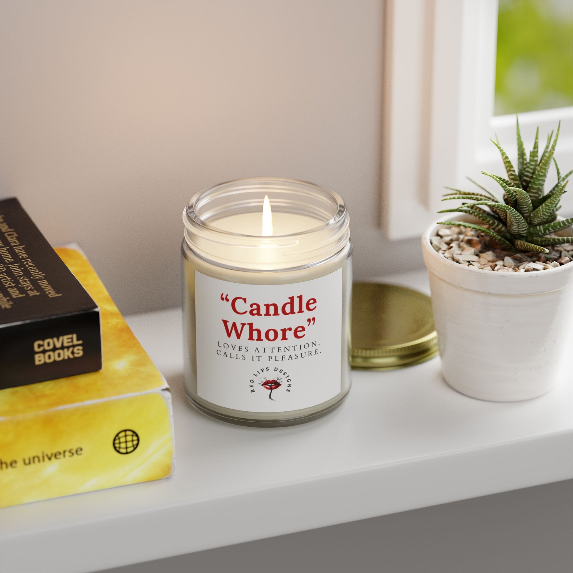 Candle Whore Funny Candle Dirty Gift for Her Bold Flirty Bedroom Decor Sassy Adult Humor Candle for Women Who Crave All the Attention
