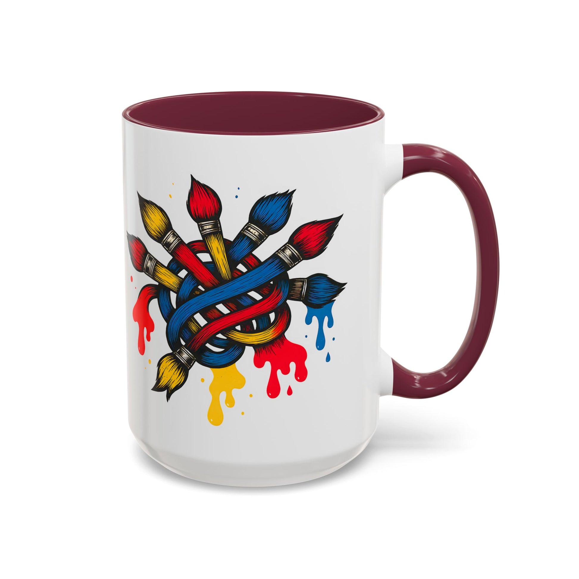 Funny Artist Mug - Colorful Coffee Cup for Art Teachers and Creatives, Dirty Art Mug, Paintbrush Design, Creative Humor Cup, Naughty Artist