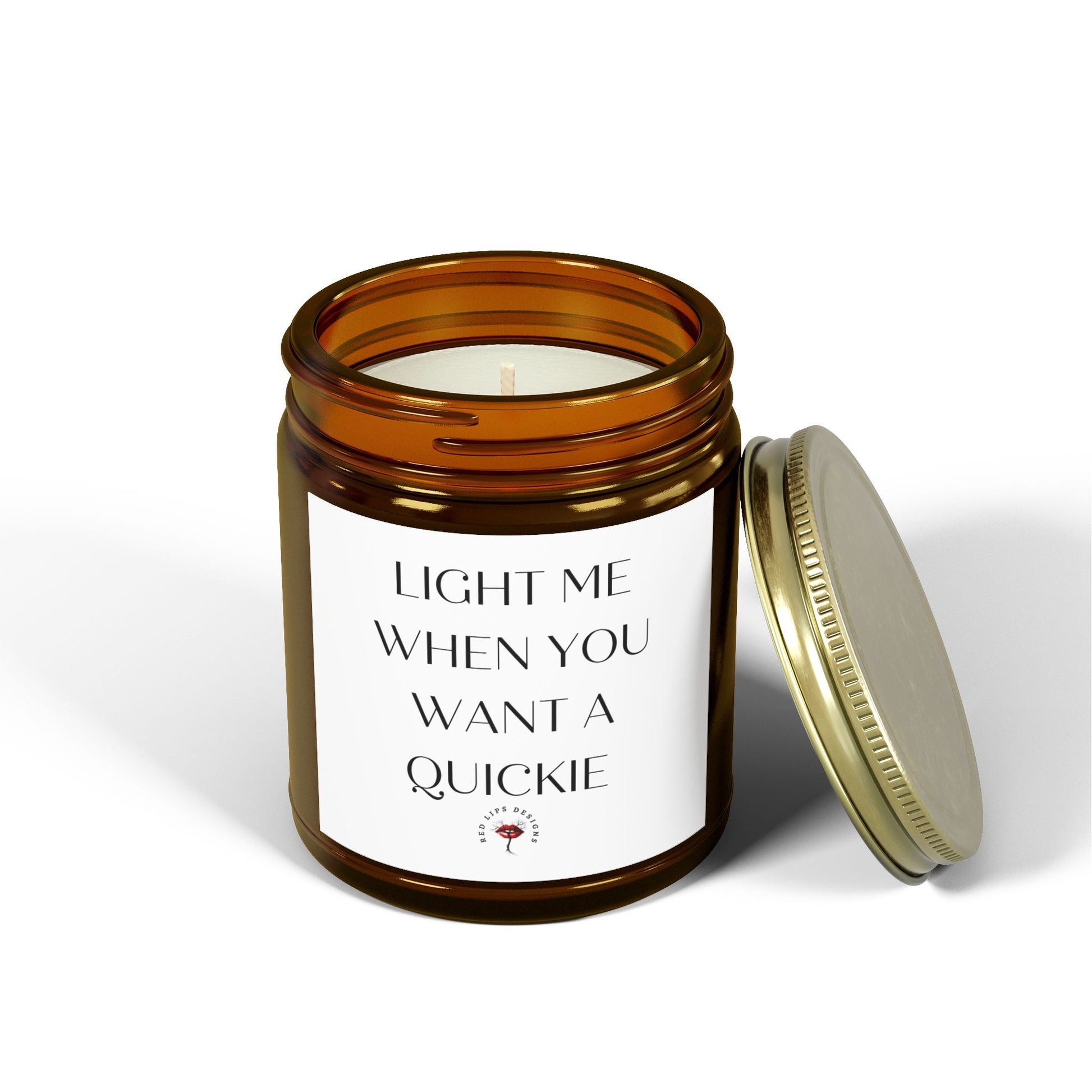 Sexy Candle for Her, Light Me When You Want a Quickie,Naughty Gift for Women, Flirty Valentine Candle