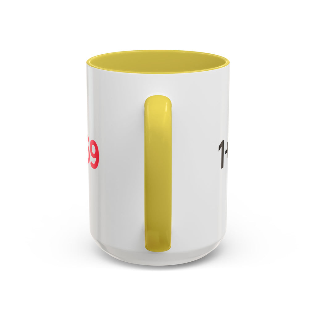 Funny Adult Mug, 1 Plus 1 Equals 69 Coffee Cup, Naughty Gift for Him or Her, Flirty Math Joke Mug,