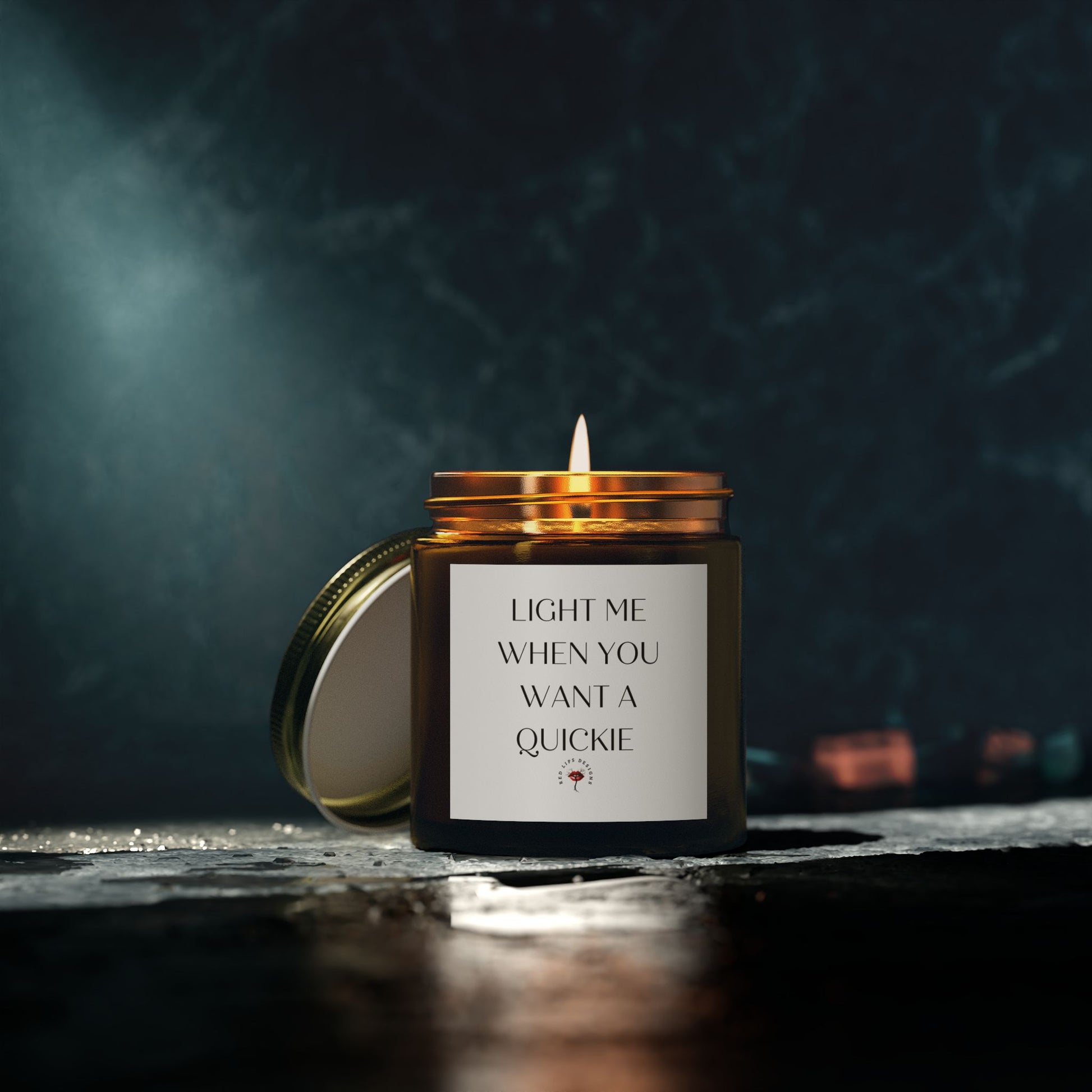 Sexy Candle for Her, Light Me When You Want a Quickie,Naughty Gift for Women, Flirty Valentine Candle