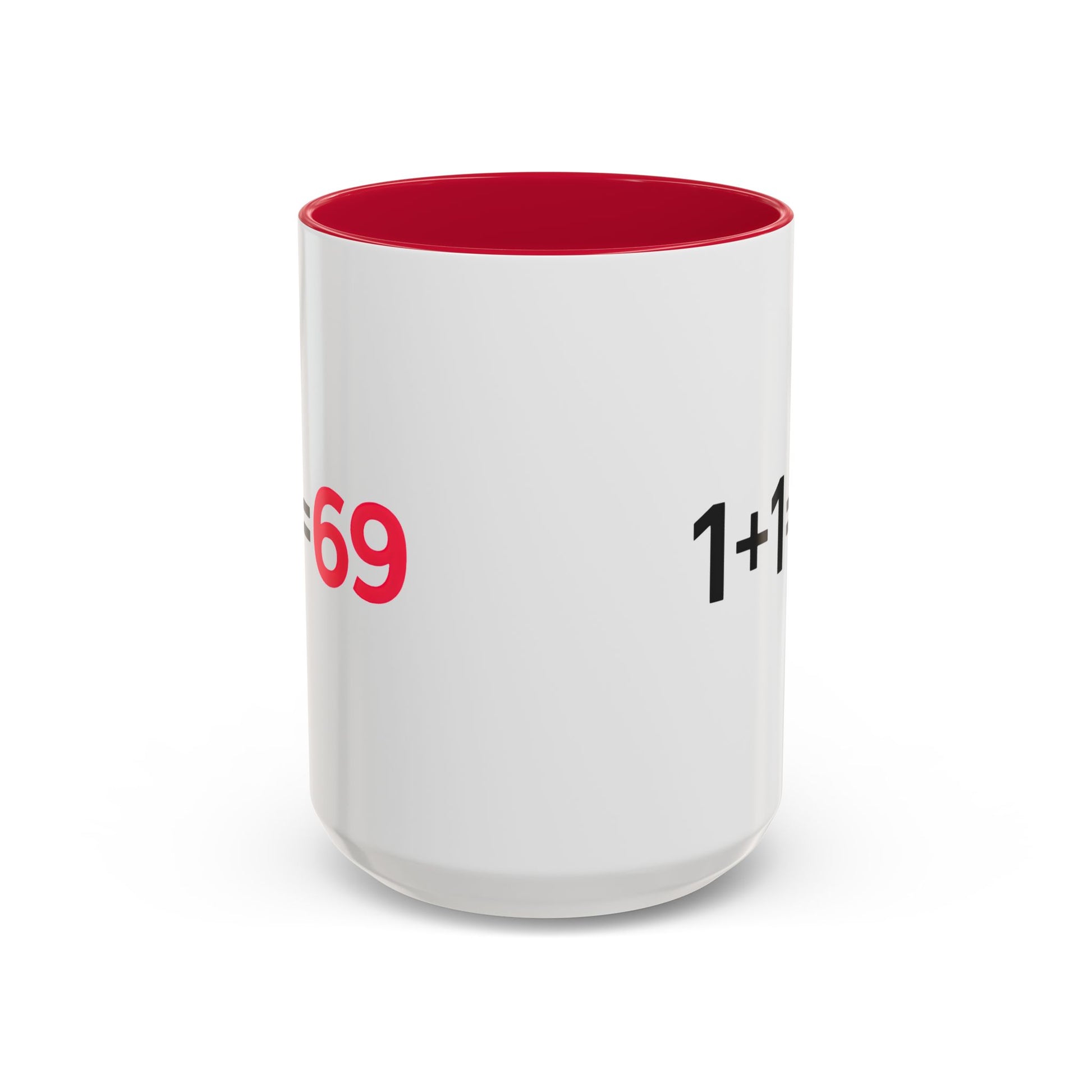 Funny Adult Mug, 1 Plus 1 Equals 69 Coffee Cup, Naughty Gift for Him or Her, Flirty Math Joke Mug,
