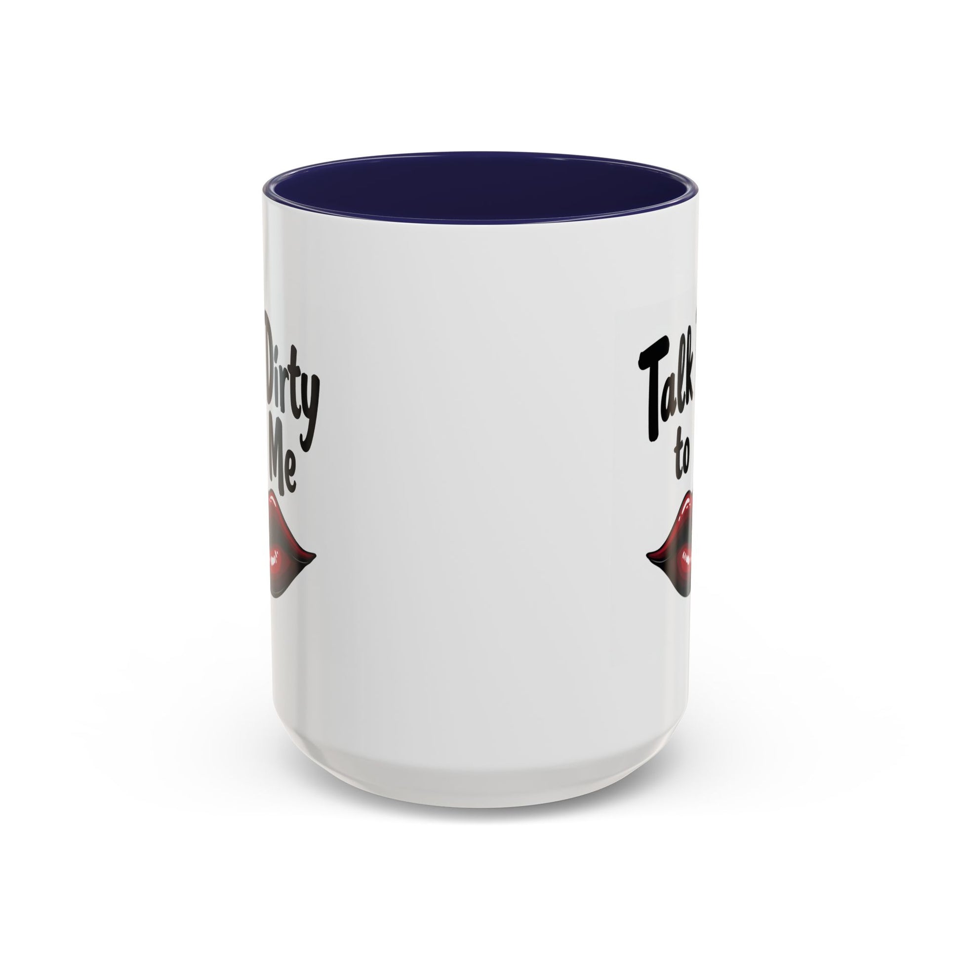 Sexy Funny Mug for Her, Talk Dirty to Me Coffee Cup, Naughty Gift for Girlfriend, Flirty Morning Vibes, Bold Lips Sassy Mug