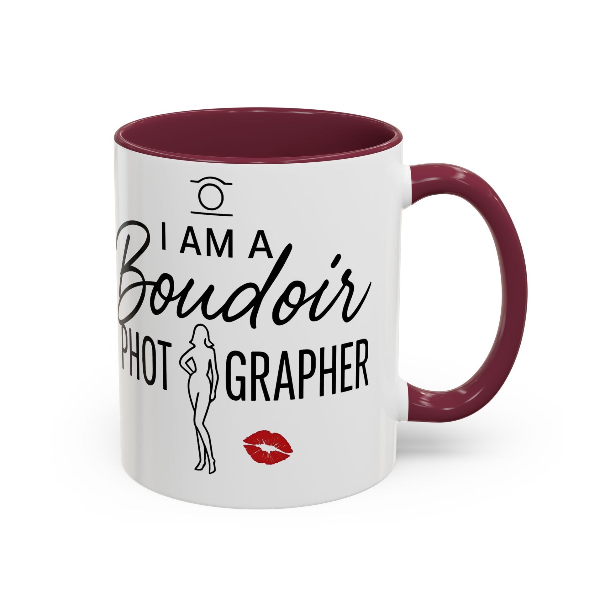 Boudoir Photographer Mug - Colorful Ceramic Coffee Cup, Gift for Photographers, Cute Art Mug, Fun Drinking Mug, Inspirational Coffee Mug