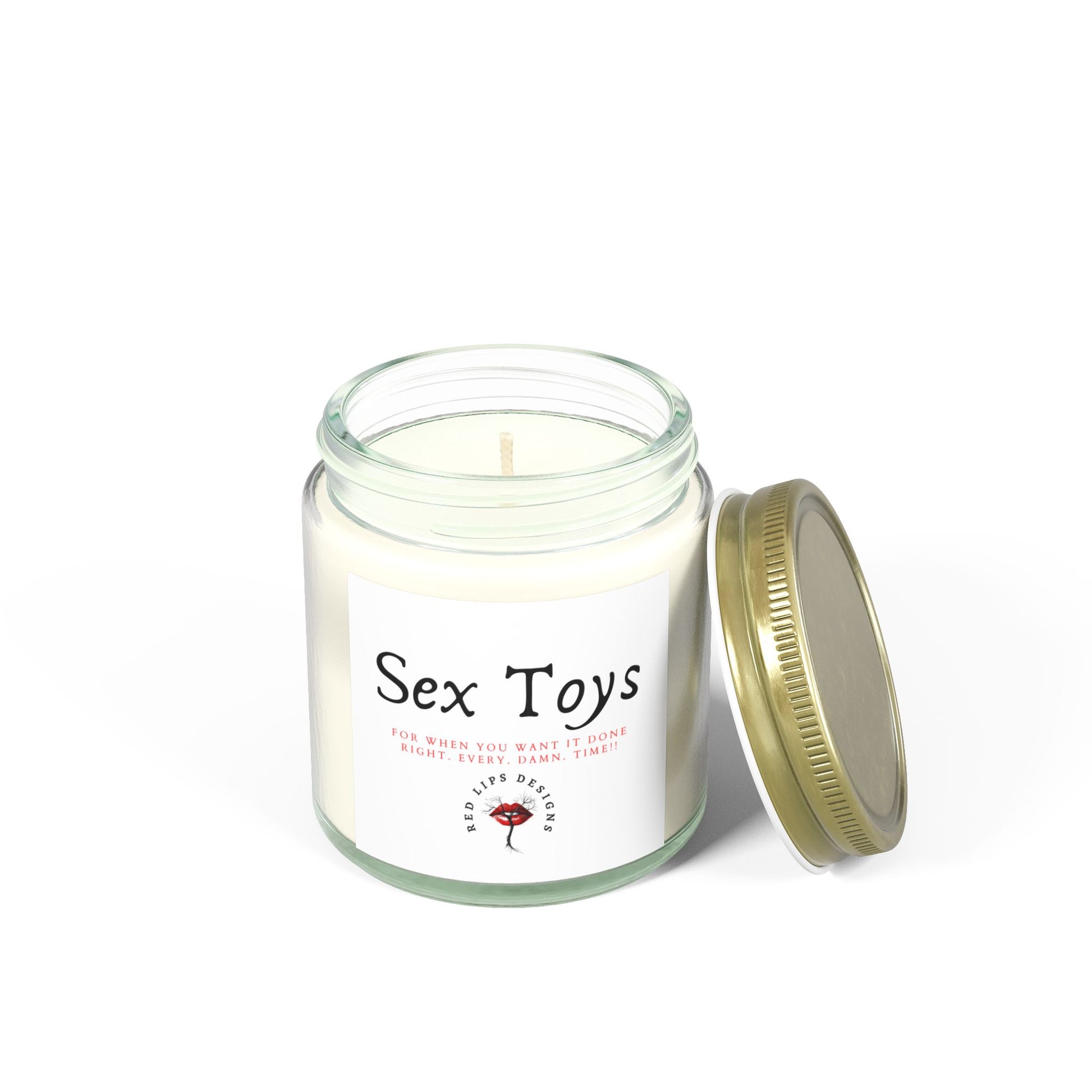 Sex Toys Candle, Funny Adult Gift, Naughty Scented Candle, Sexy Gift for Her, Bachelorette Gift, Bedroom Humor, Red Lips Designs