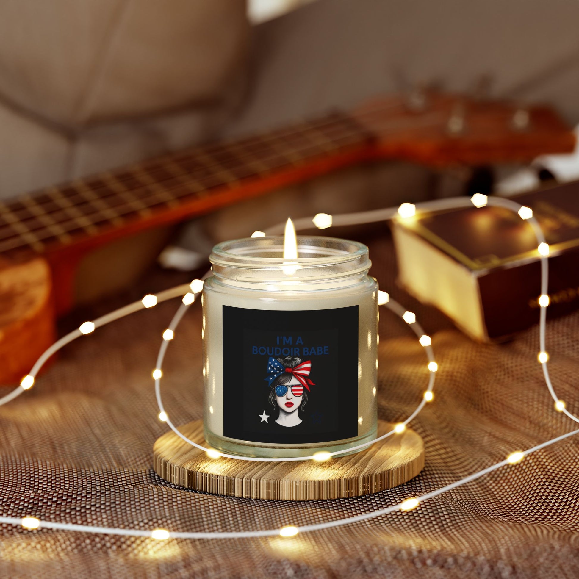 Patriotic Scented Candles - Fun Aromatic Gift for Independence Day, Home Décor, Relaxation, Holiday Celebrations, Self-Care