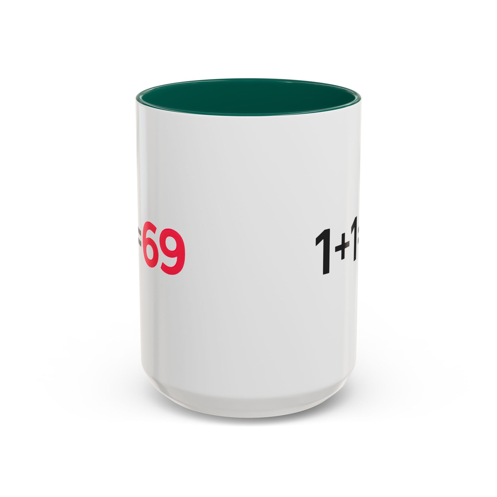 Funny Adult Mug, 1 Plus 1 Equals 69 Coffee Cup, Naughty Gift for Him or Her, Flirty Math Joke Mug,