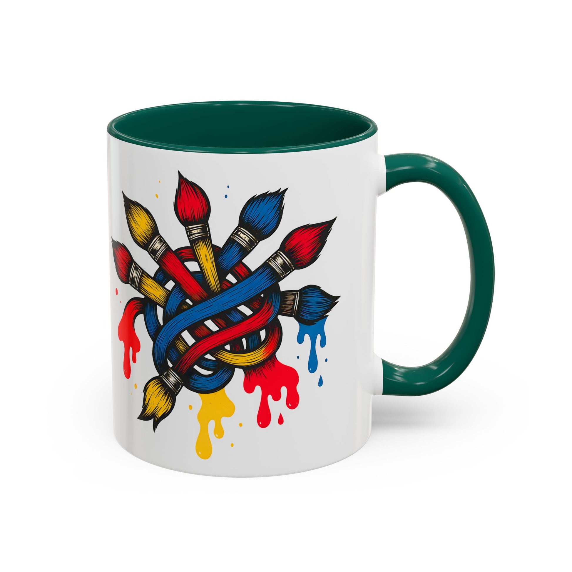 Funny Artist Mug - Colorful Coffee Cup for Art Teachers and Creatives, Dirty Art Mug, Paintbrush Design, Creative Humor Cup, Naughty Artist