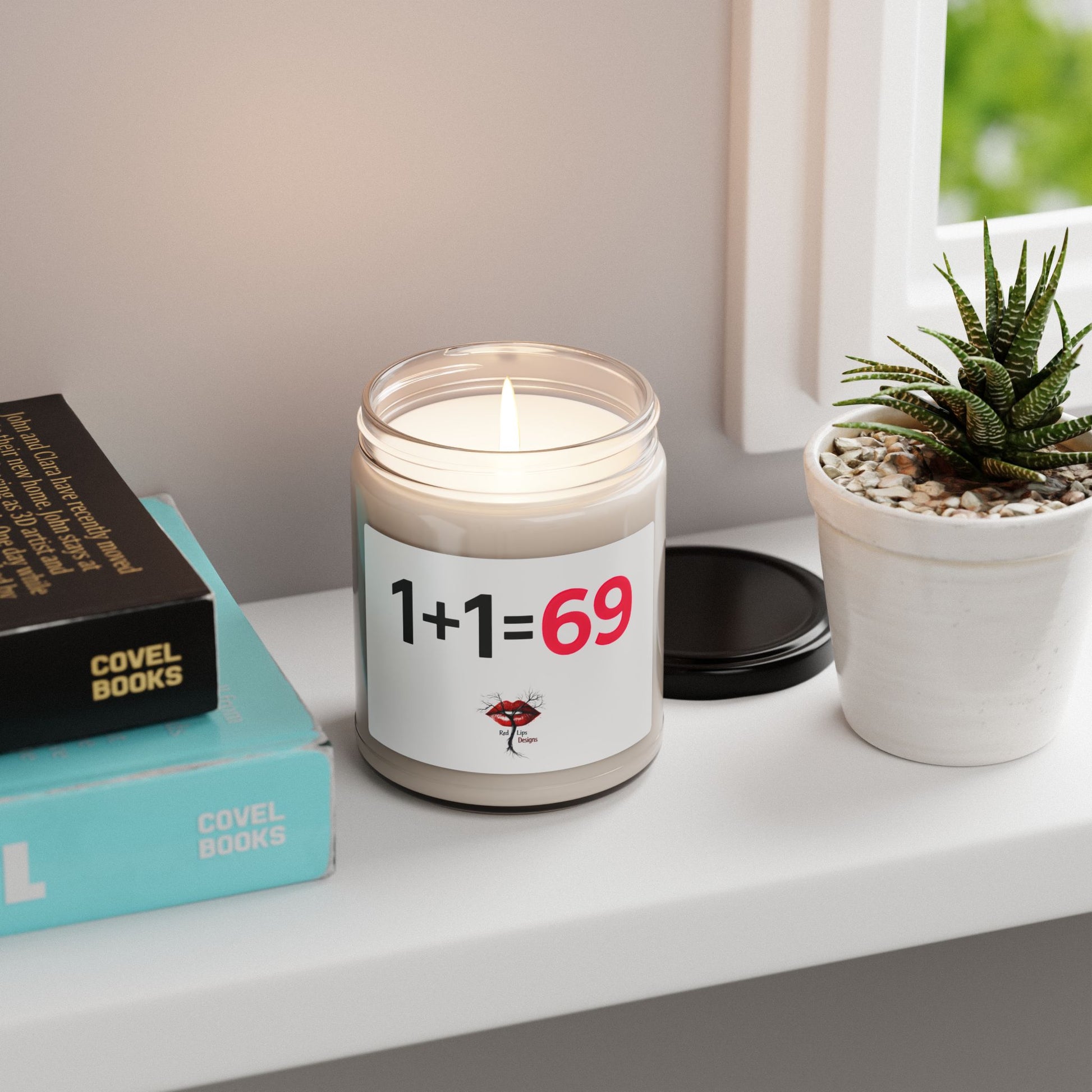 1 Plus 1 Equals 69 Funny Candle Adult Gift for Her Dirty Couples Candle Sexy Bedroom Decor Naughty Gag Gift Bold and Flirty Vibe