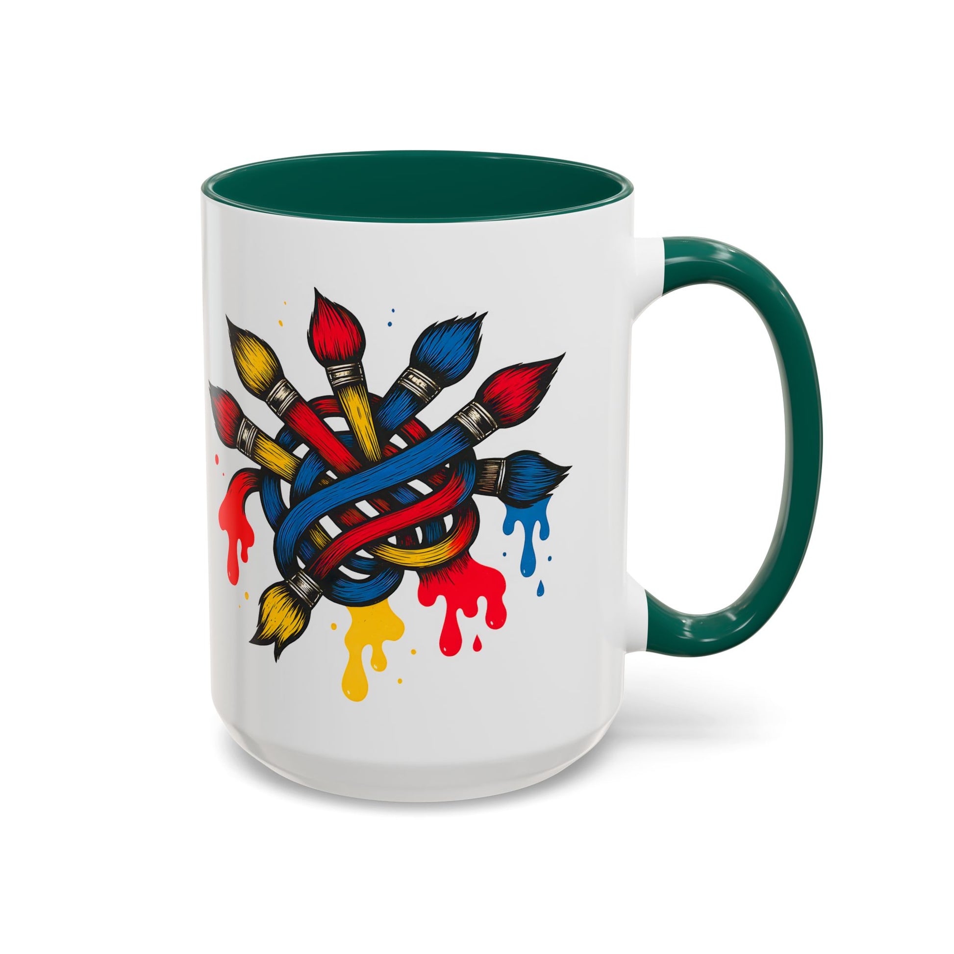 Funny Artist Mug - Colorful Coffee Cup for Art Teachers and Creatives, Dirty Art Mug, Paintbrush Design, Creative Humor Cup, Naughty Artist