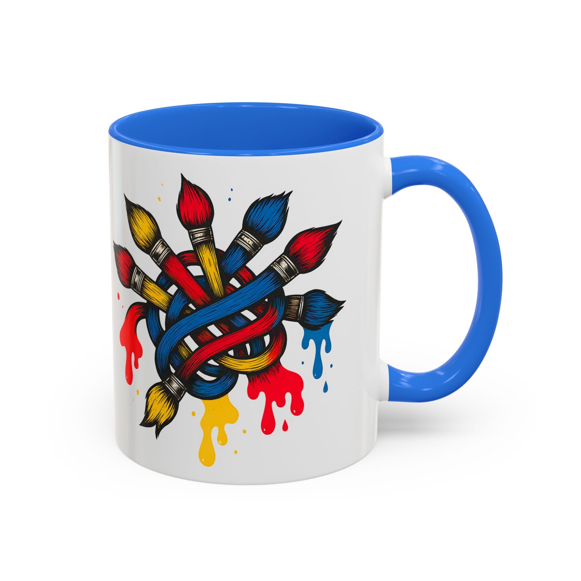 Funny Artist Mug - Colorful Coffee Cup for Art Teachers and Creatives, Dirty Art Mug, Paintbrush Design, Creative Humor Cup, Naughty Artist