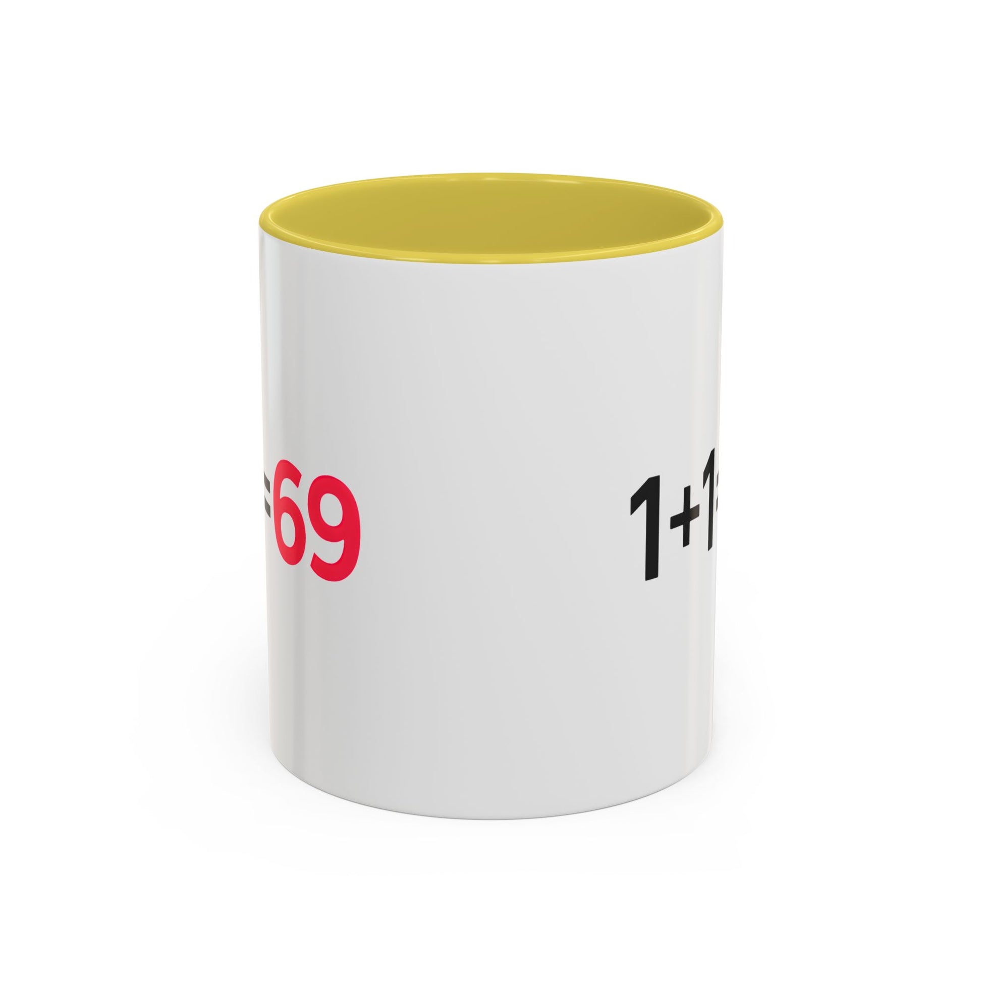 Funny Adult Mug, 1 Plus 1 Equals 69 Coffee Cup, Naughty Gift for Him or Her, Flirty Math Joke Mug,