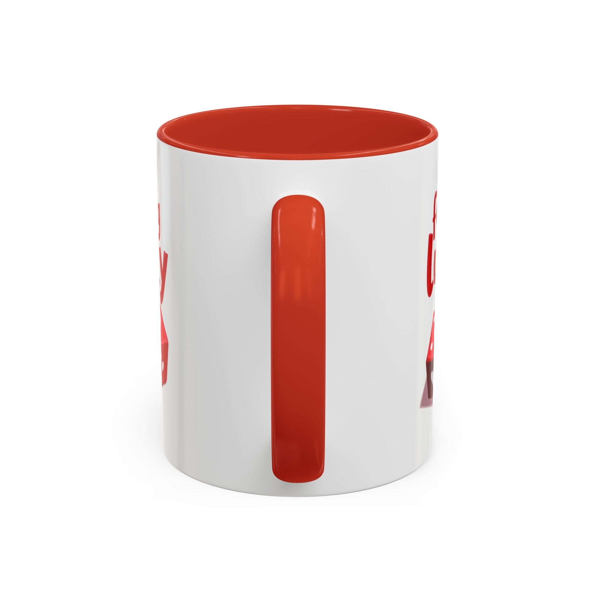 Feeling Lucky Mug, Funny Coffee Cup with Dice Design,  Date Night Mug, Fun Adult Humor