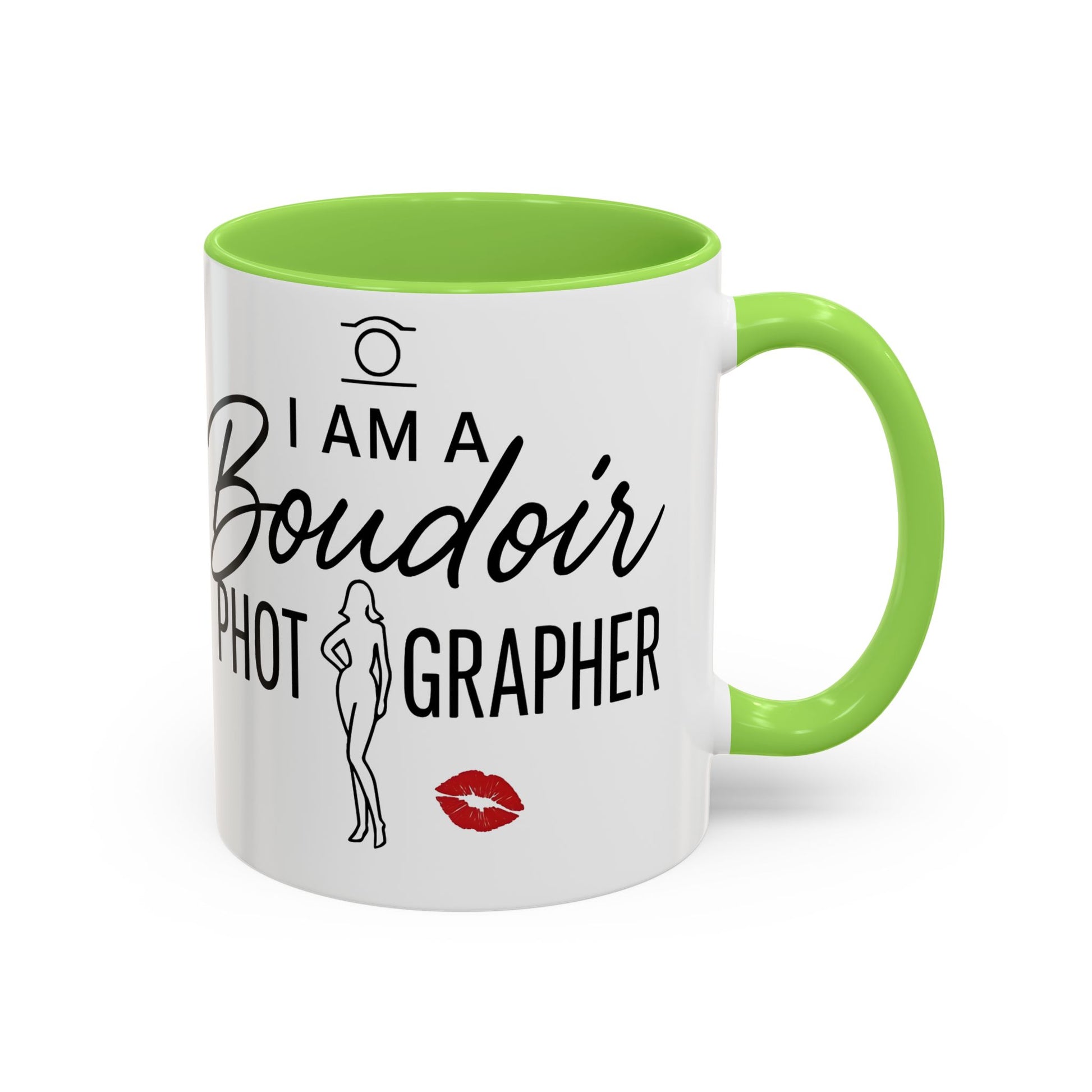 Boudoir Photographer Mug - Colorful Ceramic Coffee Cup, Gift for Photographers, Cute Art Mug, Fun Drinking Mug, Inspirational Coffee Mug