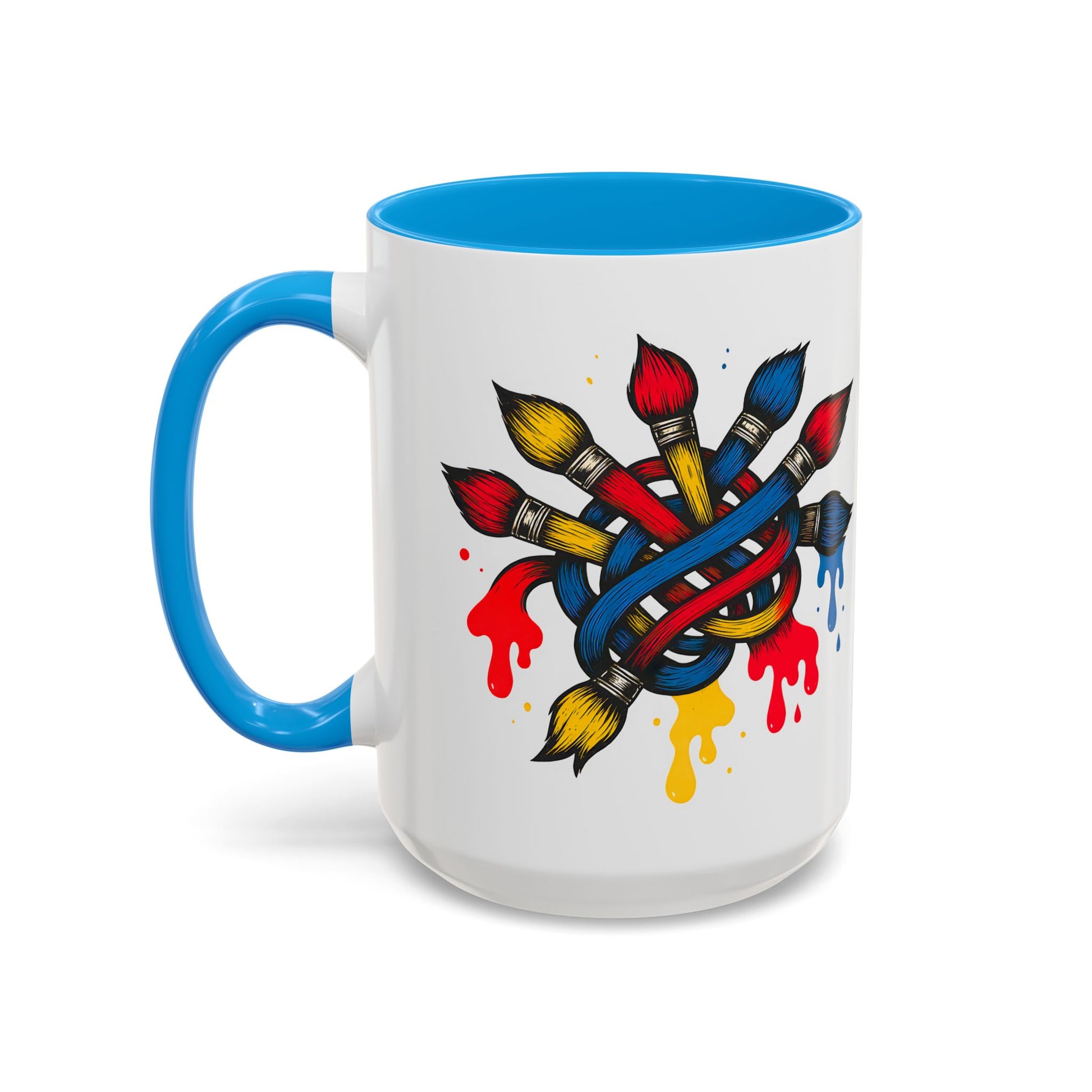 Funny Artist Mug - Colorful Coffee Cup for Art Teachers and Creatives, Dirty Art Mug, Paintbrush Design, Creative Humor Cup, Naughty Artist