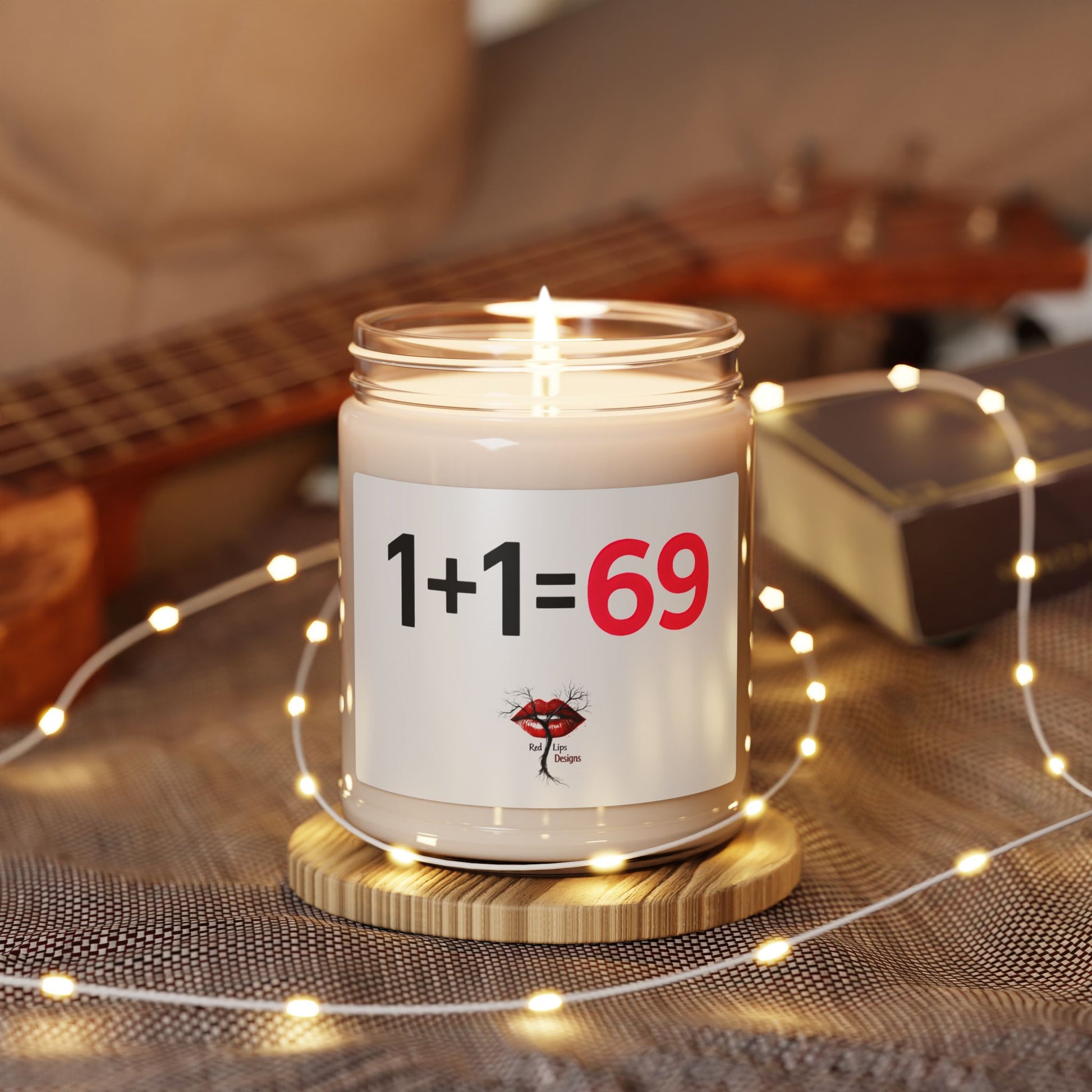 1 Plus 1 Equals 69 Funny Candle Adult Gift for Her Dirty Couples Candle Sexy Bedroom Decor Naughty Gag Gift Bold and Flirty Vibe