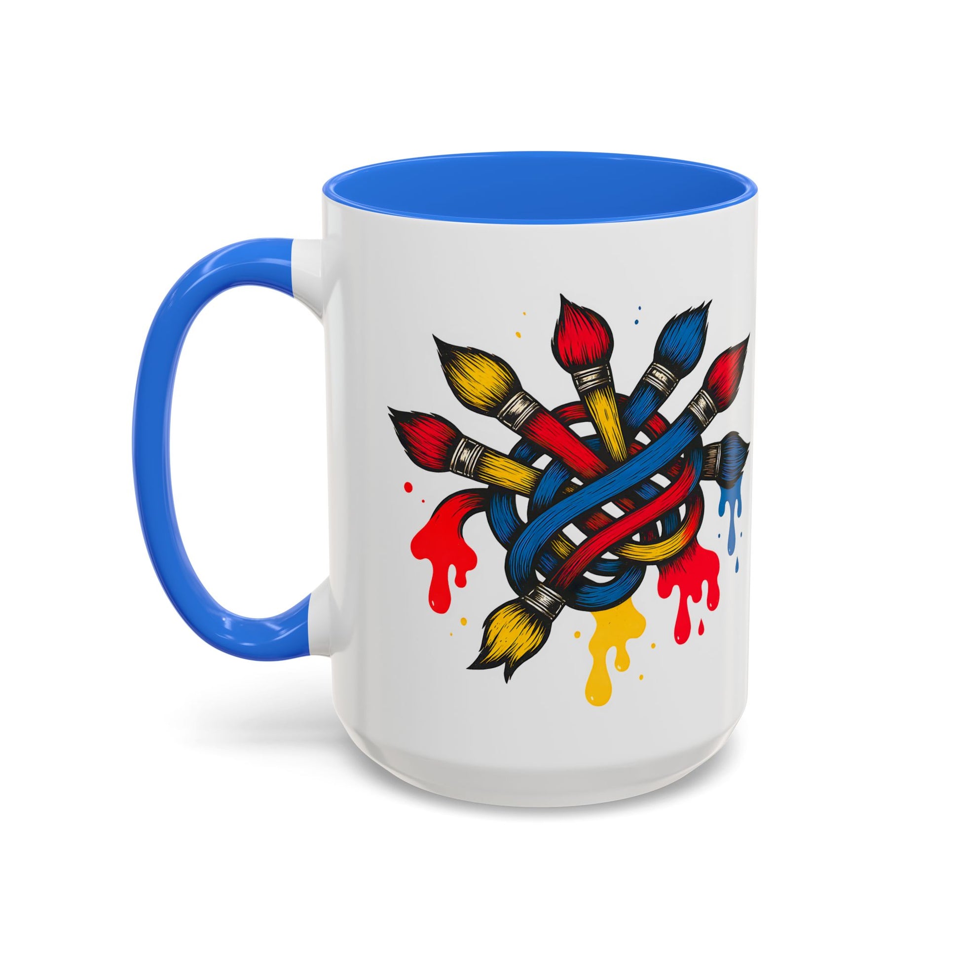 Funny Artist Mug - Colorful Coffee Cup for Art Teachers and Creatives, Dirty Art Mug, Paintbrush Design, Creative Humor Cup, Naughty Artist