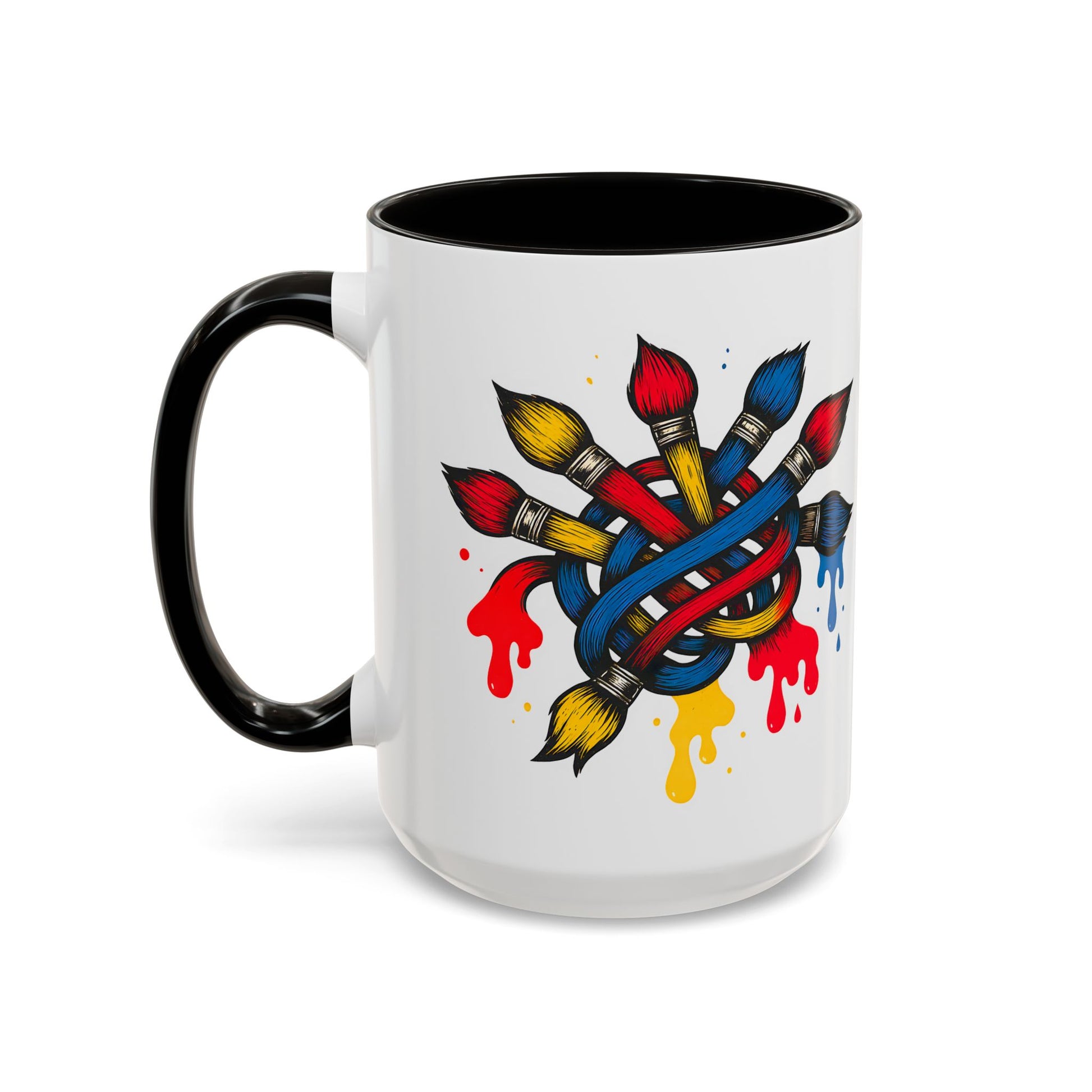 Funny Artist Mug - Colorful Coffee Cup for Art Teachers and Creatives, Dirty Art Mug, Paintbrush Design, Creative Humor Cup, Naughty Artist