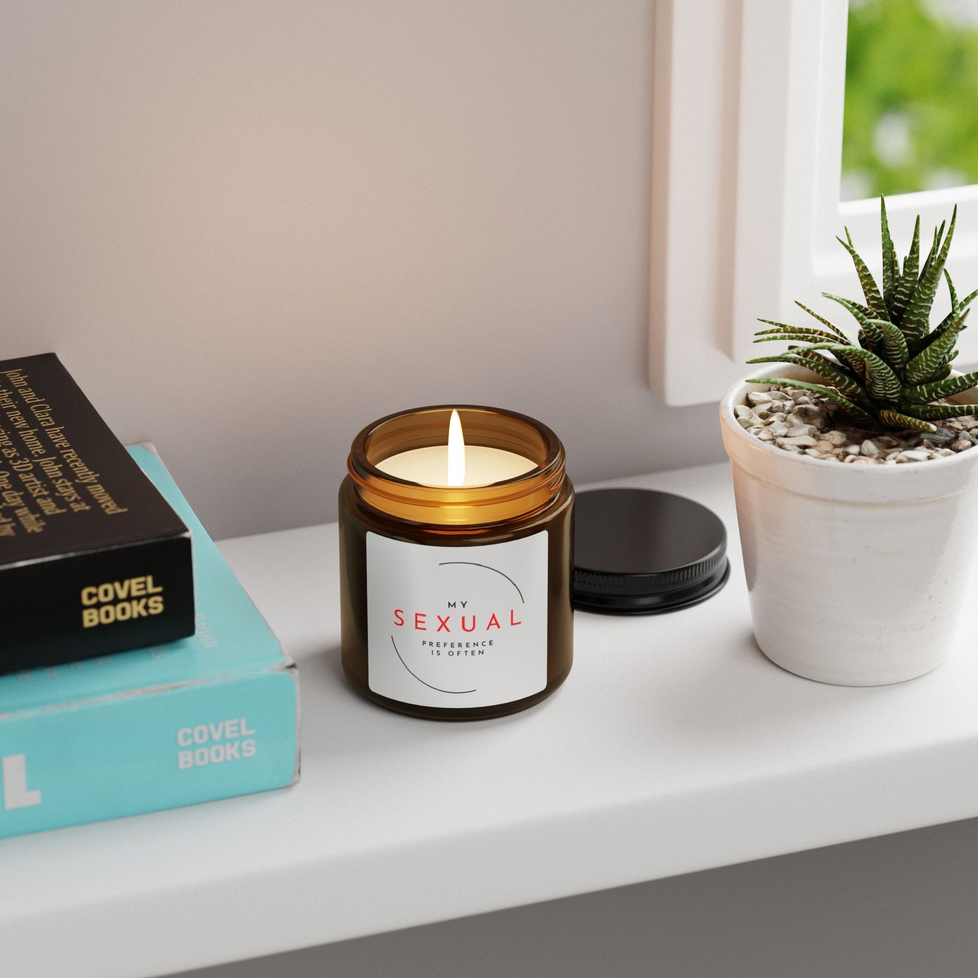 Scented Soy Candle - My Sexual Preference in Scent, Aromatherapy Gift, Home Decor, Relaxation, Unique Gift Idea
